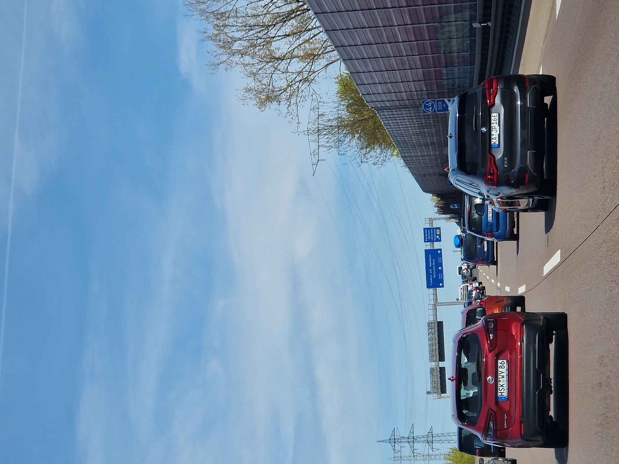 Traffic jam reported on autobahn near Karlsruhe