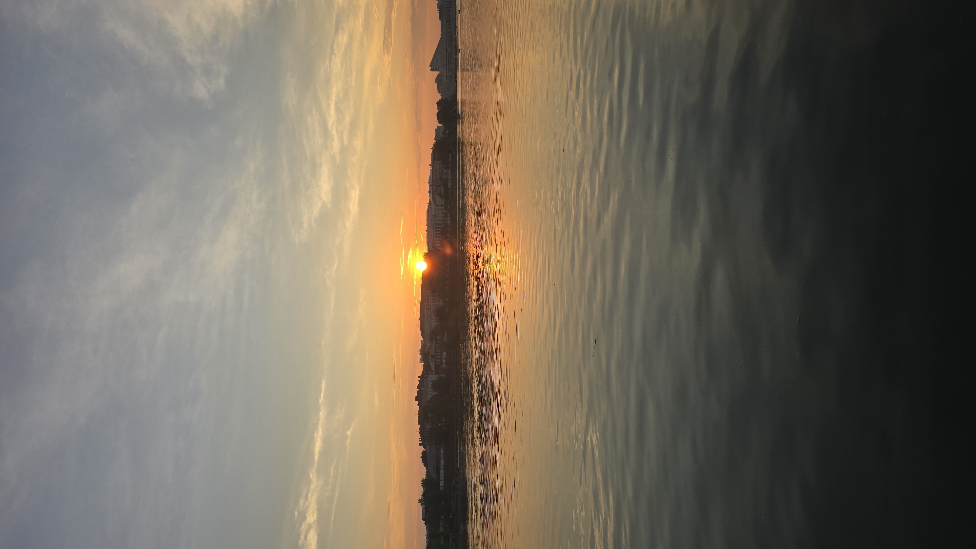 Sunset views and waterfront scenes along Kazan's Kazanka River