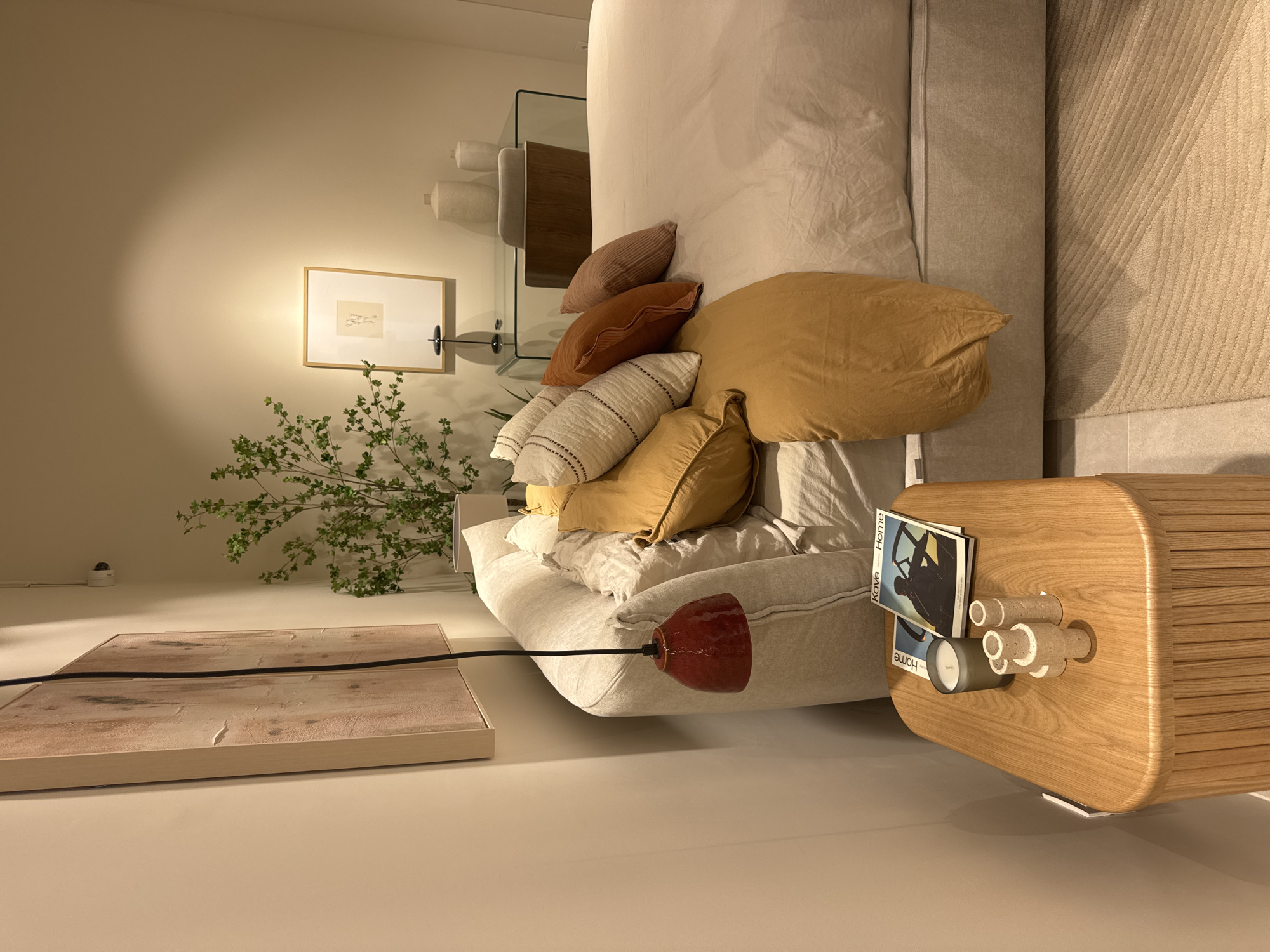 Belgrade furniture showrooms and cozy home moments, cats included