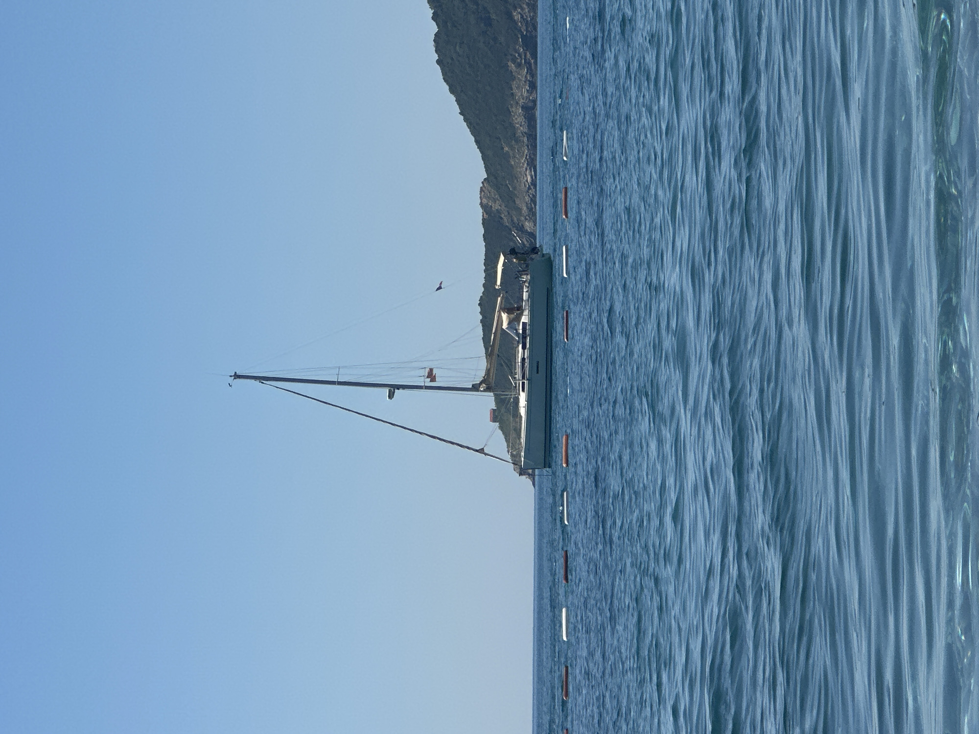 Tranquil morning captured along Montenegro's Adriatic coast near Boreti