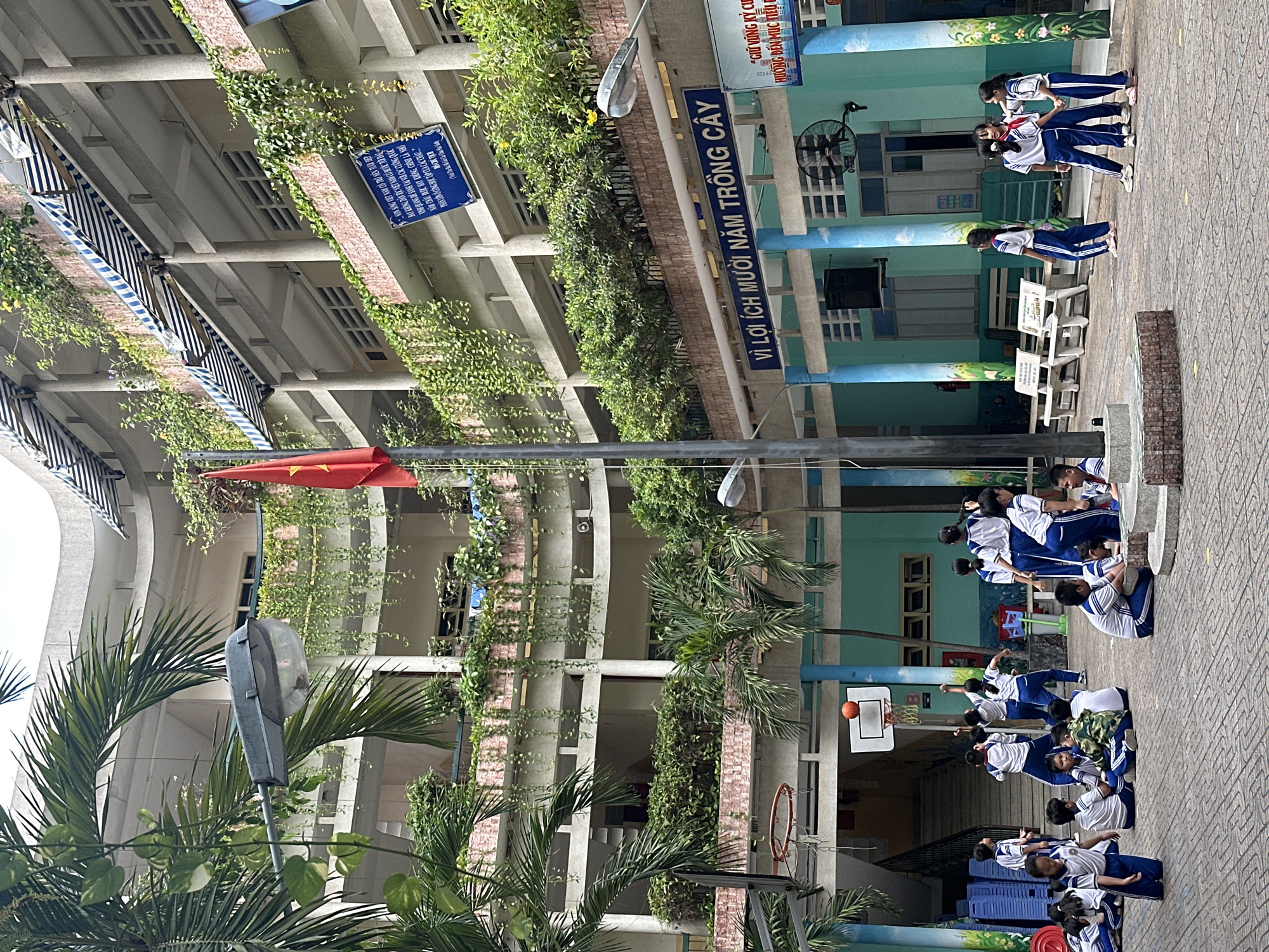 Students participate in outdoor activities at Ho Chi Minh City school