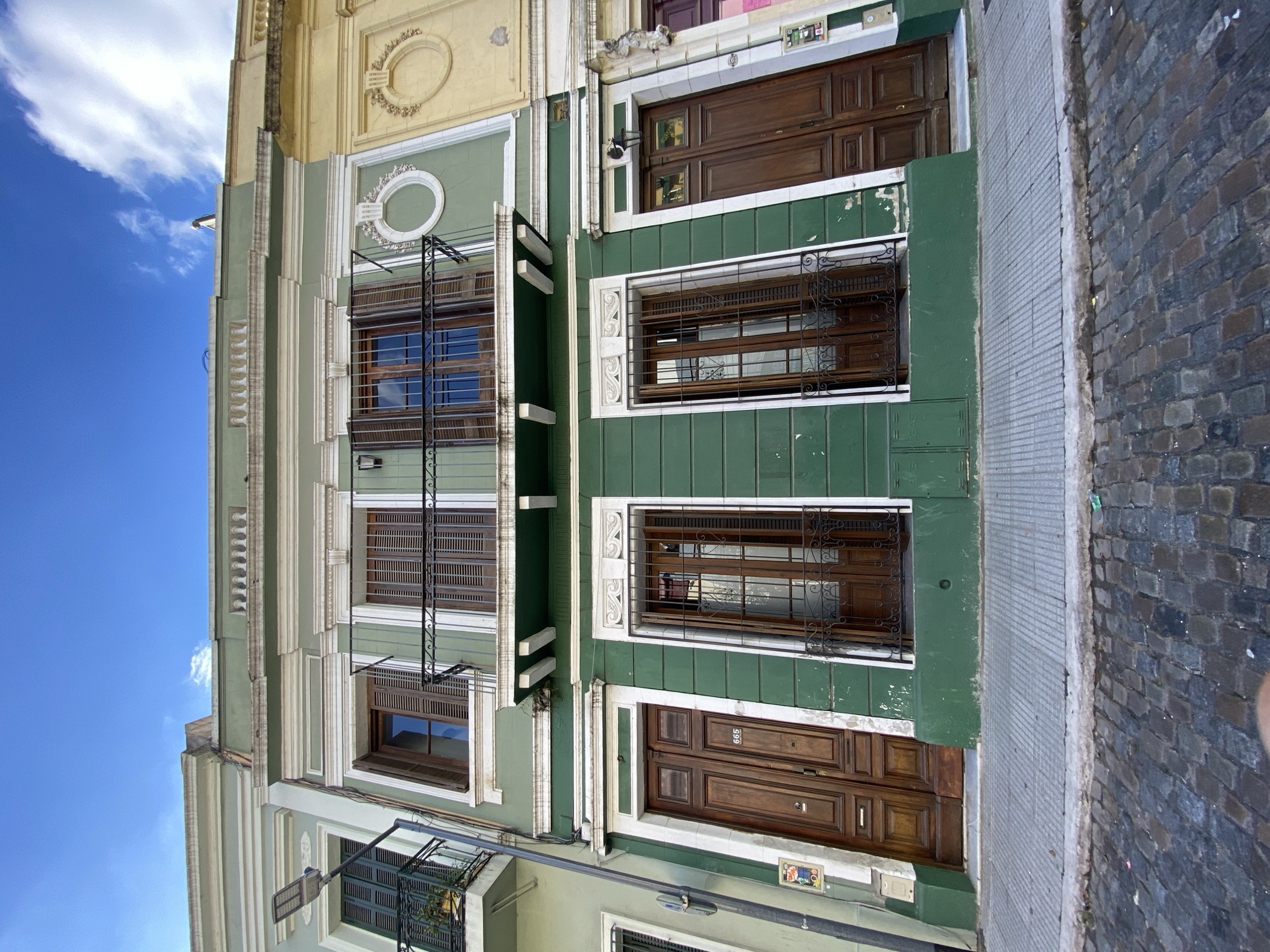 Historic Buenos Aires buildings documented with ornate ironwork details
