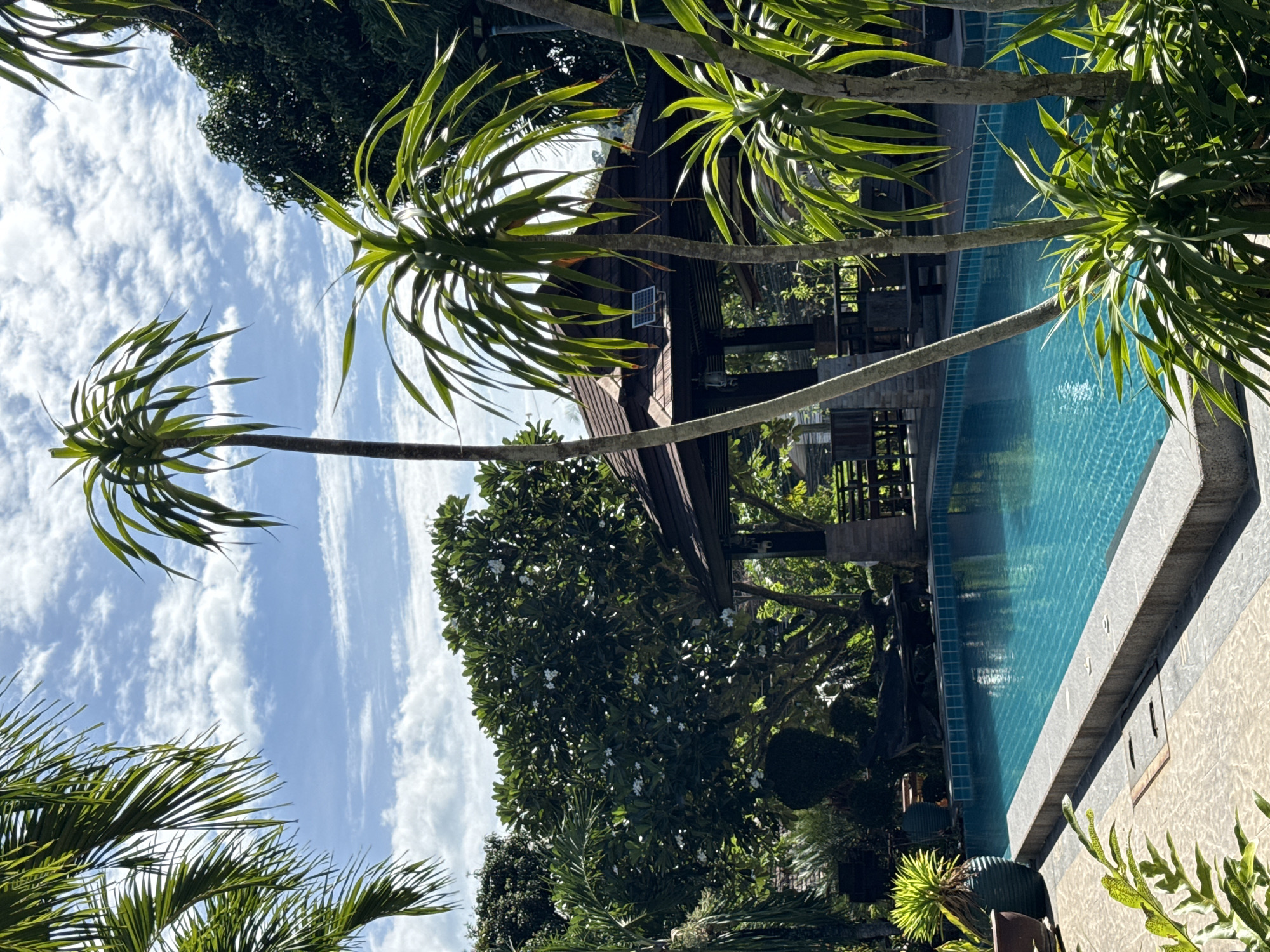 Resort swimming pool in Baan Bo Phut, Thailand