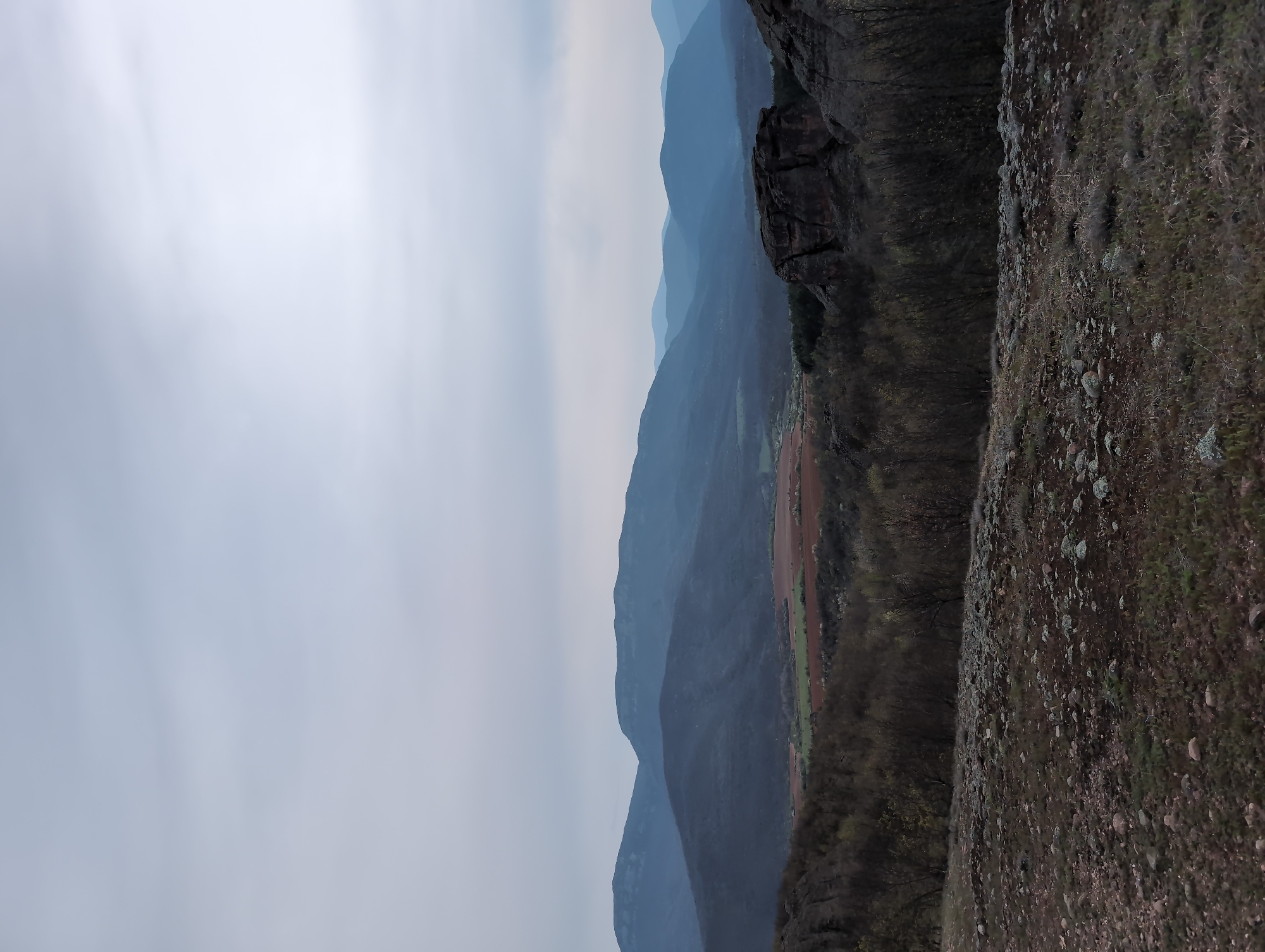 Rocky landscape documented near Chiflik, Bulgaria in spring