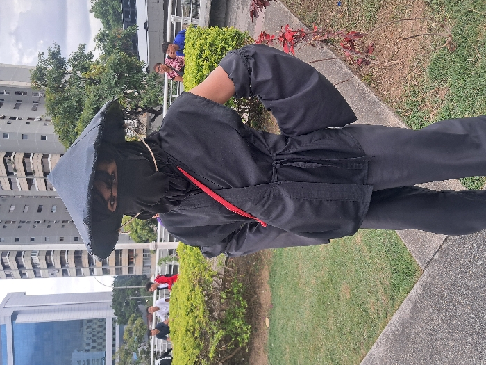 Costumed figures spotted in Caracas park during evening hours