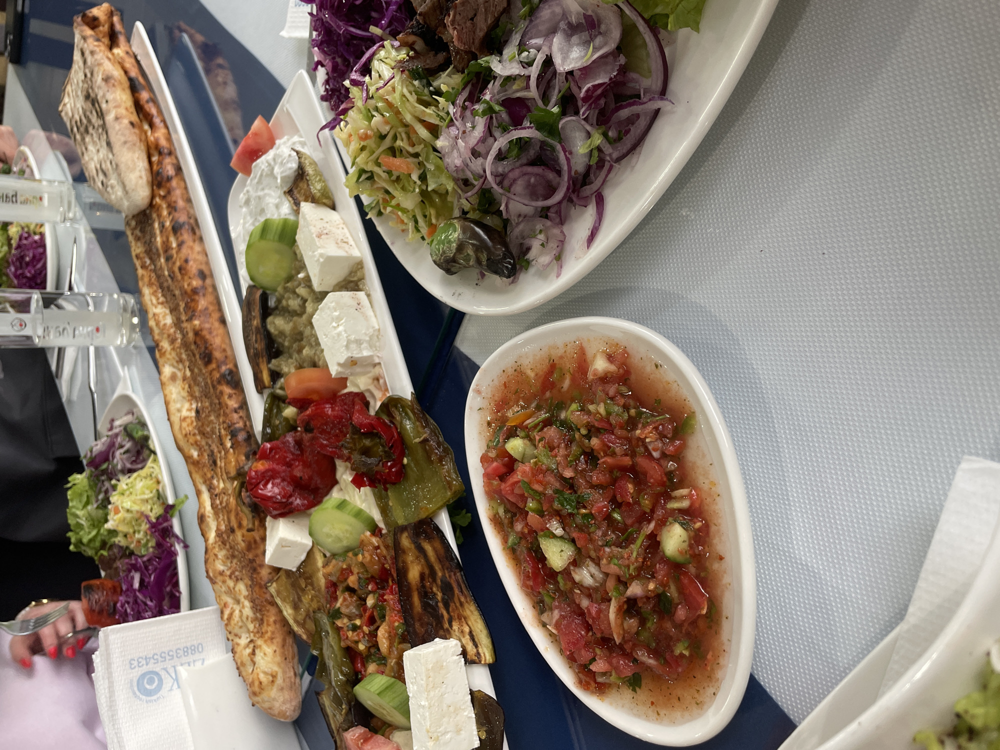 Traditional Bulgarian meal served in Церово