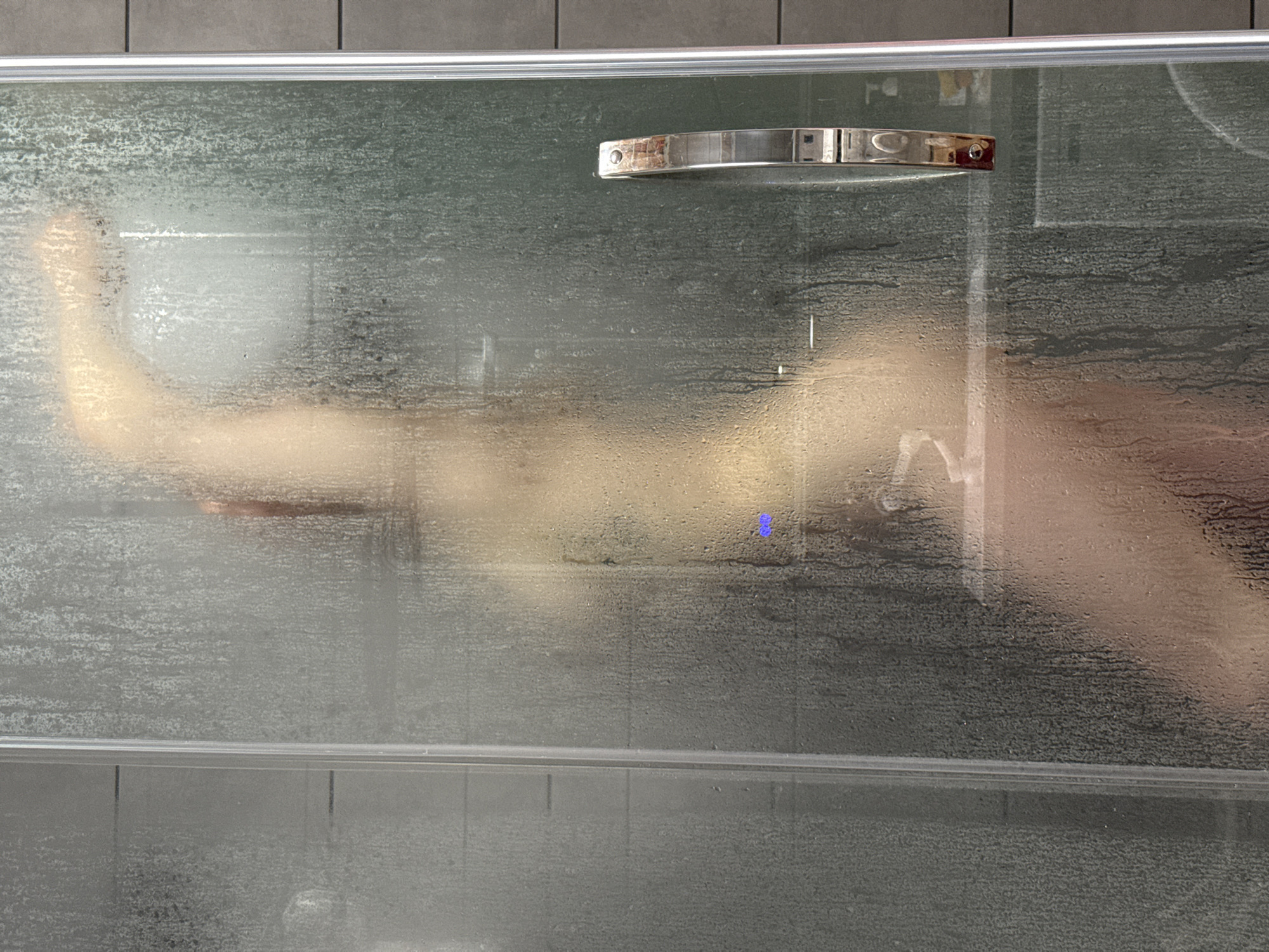Morning bathroom moments captured in Chaikovsky, Russia