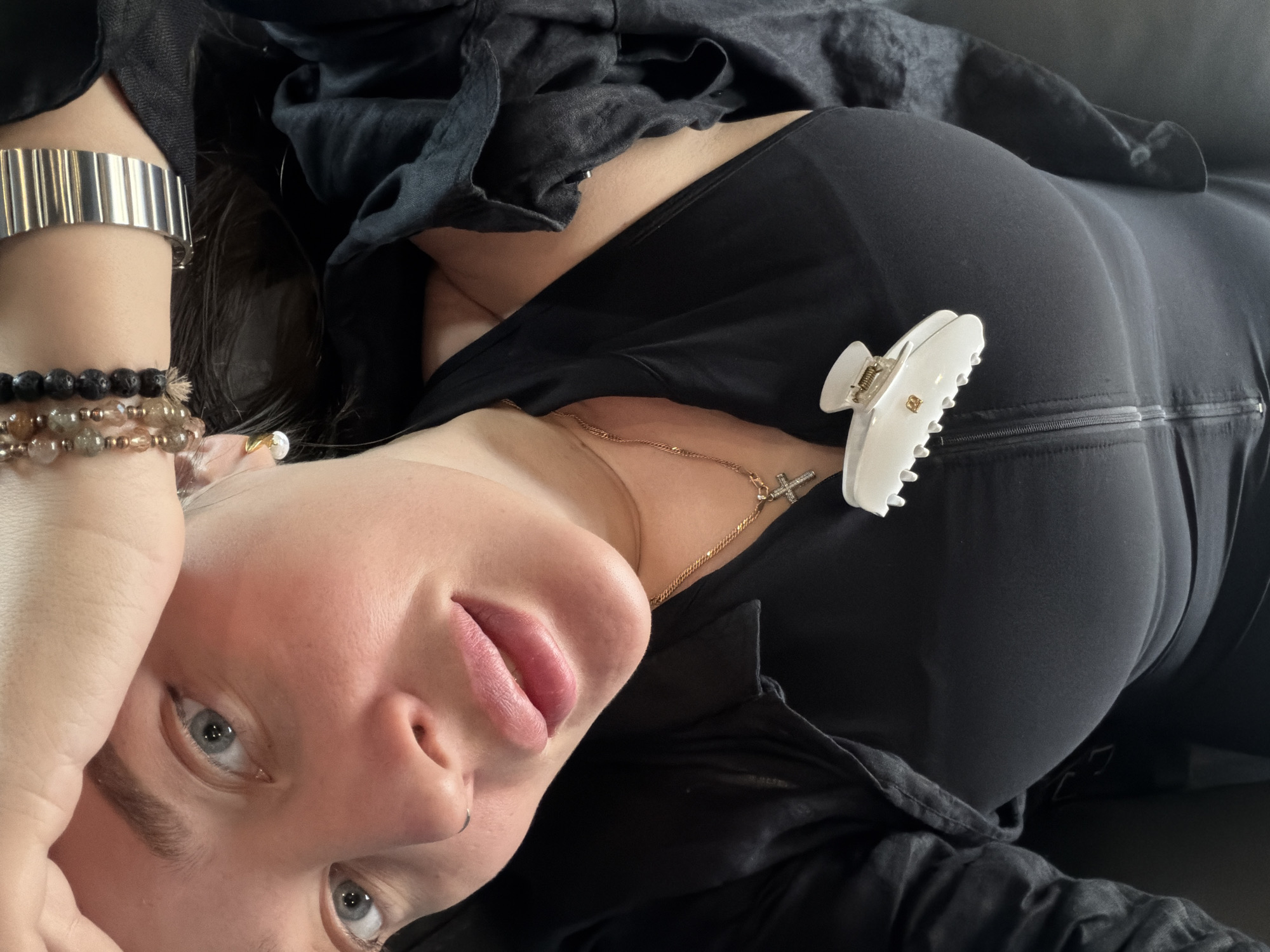 Woman observed lying down in Moscow