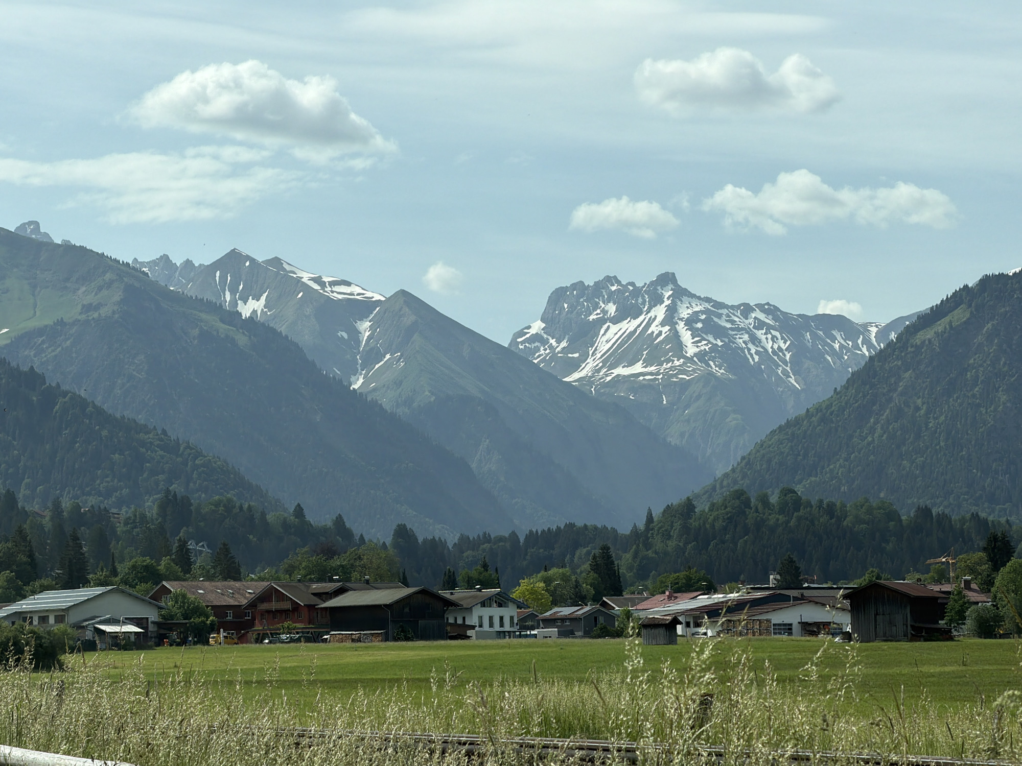 Alpine landscape photographed near Oberstdorf, Germany
