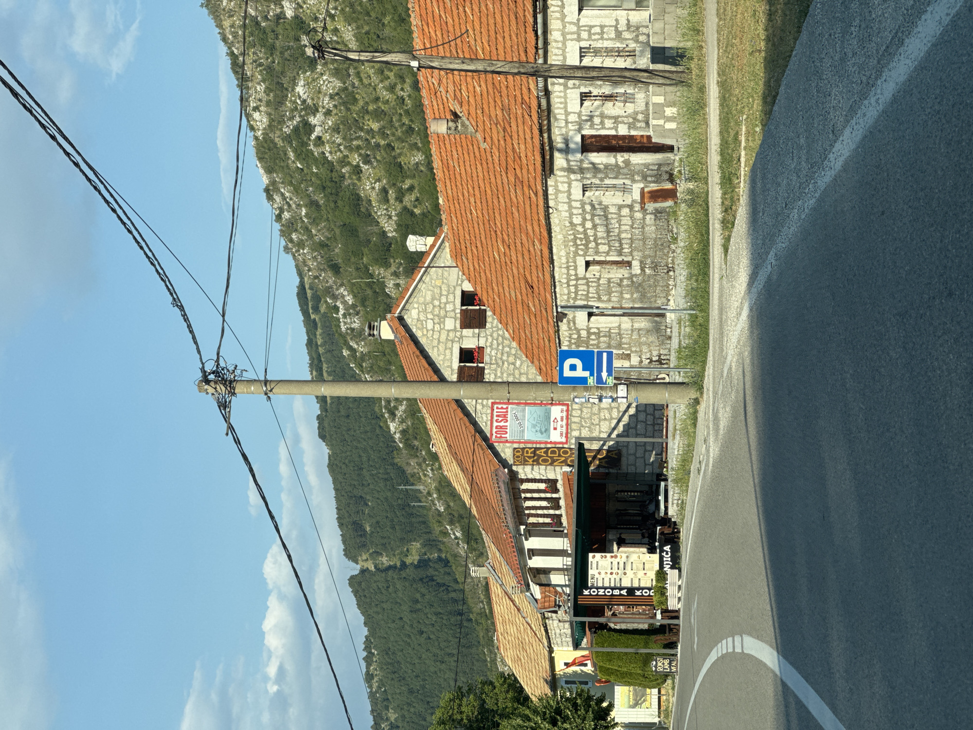 Afternoon pass through Njeguši village and Montenegro's highland backroads