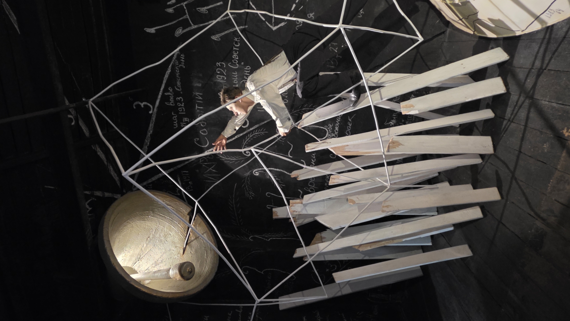 Museum exhibition documented by visitors in Saint Petersburg