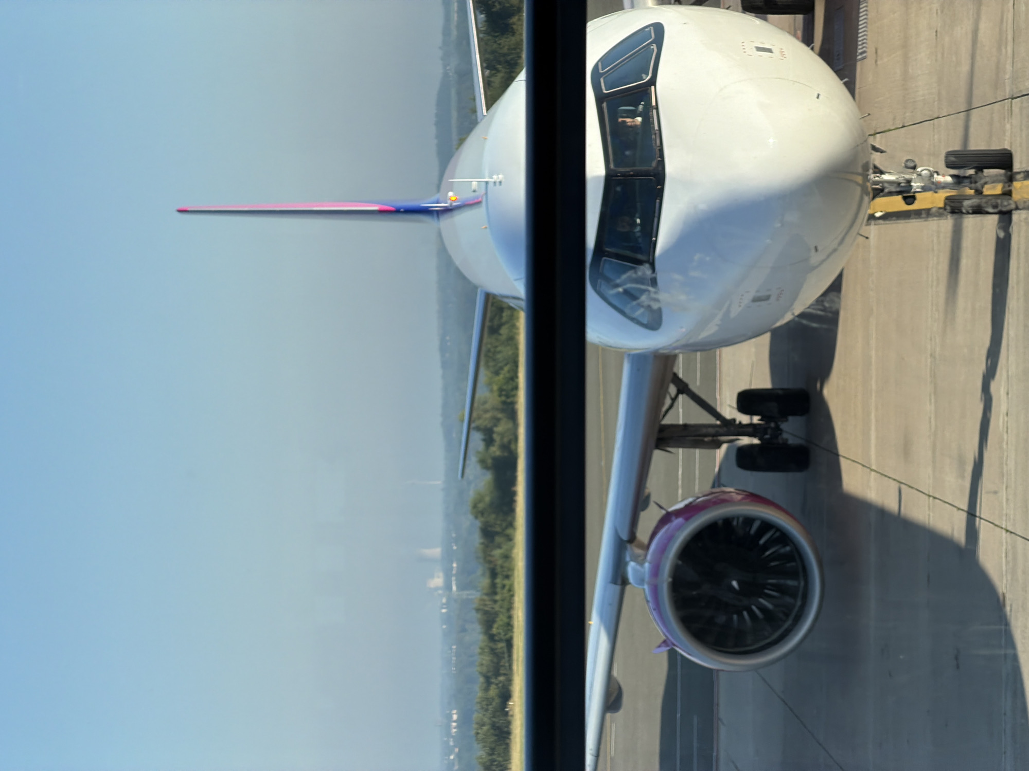 Passenger jet on the tarmac at Dortmund Airport