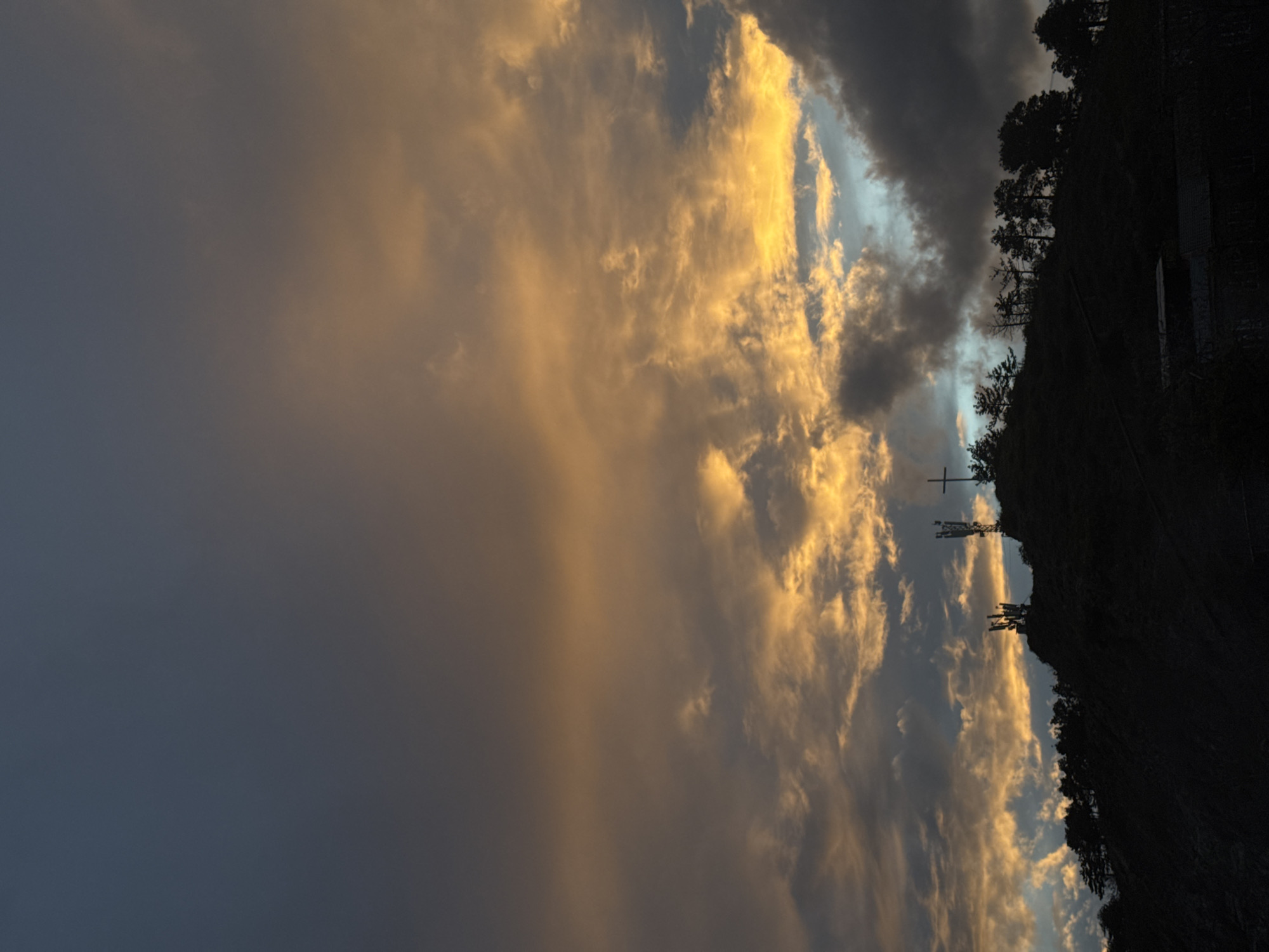 Dramatic sunset captured by witnesses across multiple locations