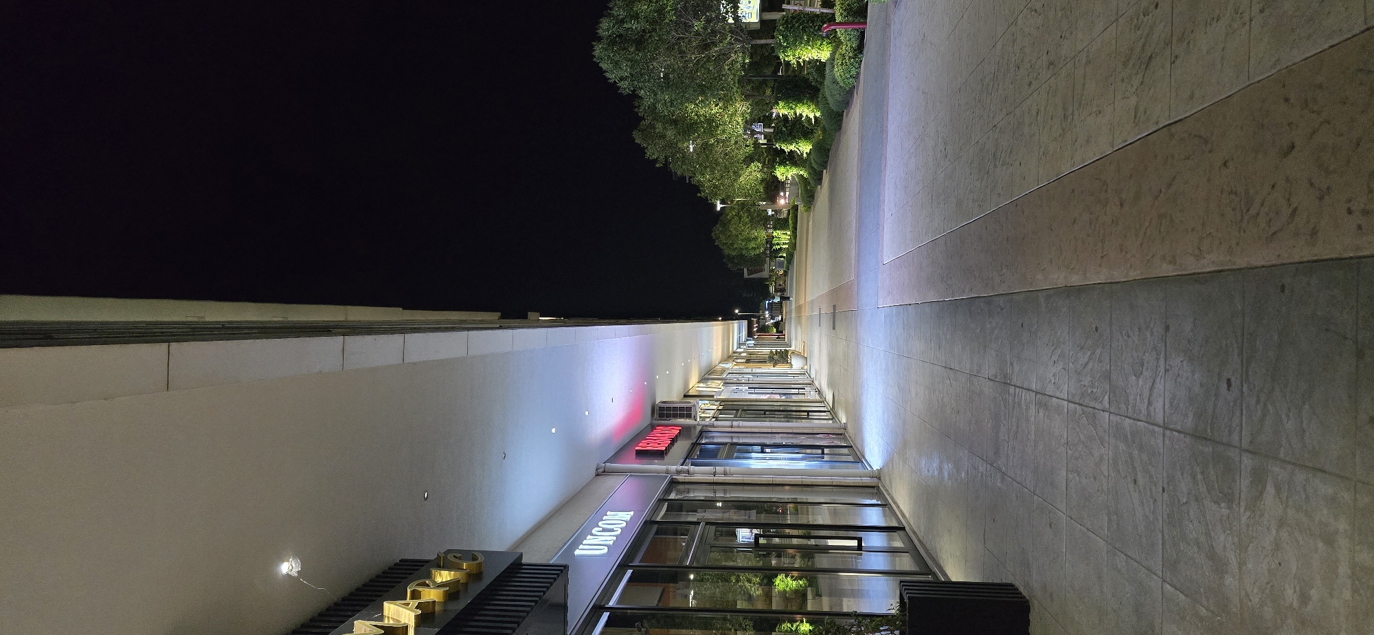 Evening walk through Podgorica commercial district captured in photos
