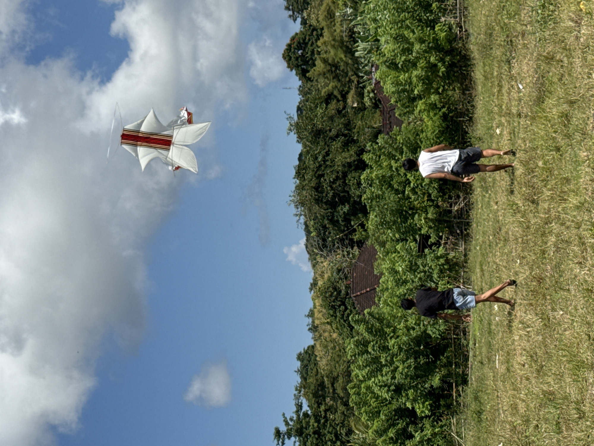 Two people spotted on field in Ungasan, Indonesia