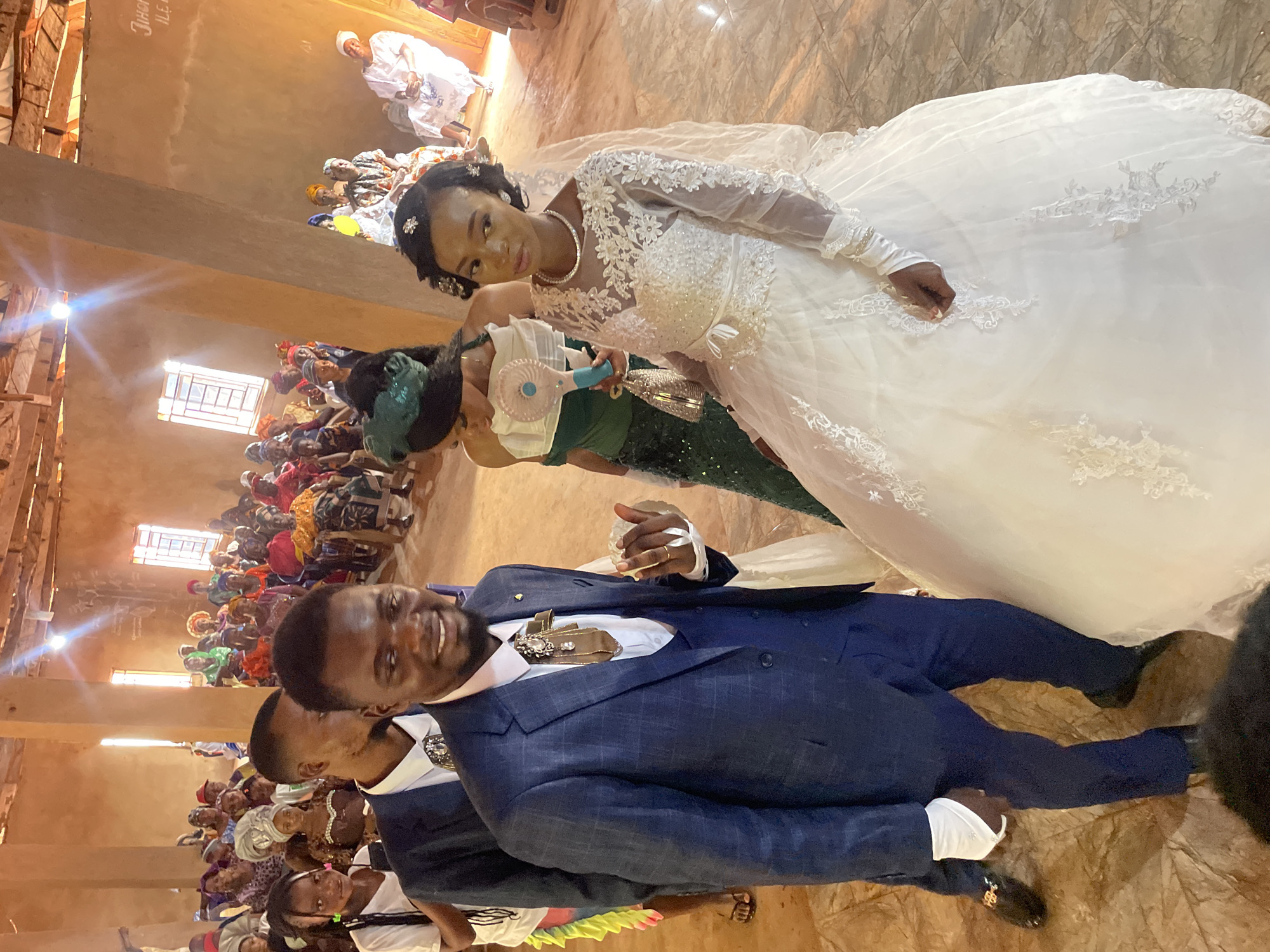 Wedding ceremony celebrated at church in Ogbe, Nigeria