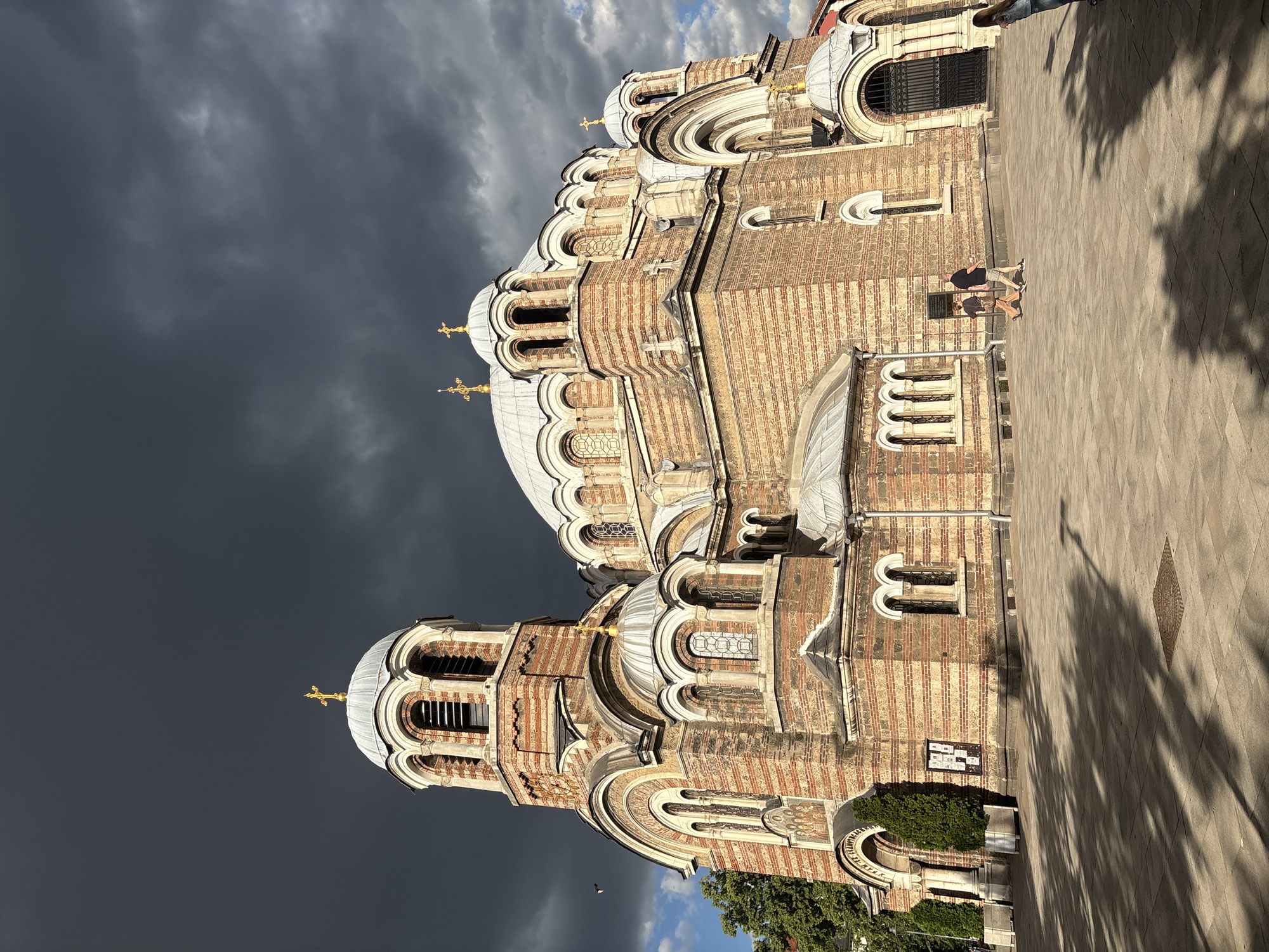 Sofia city walk featuring Alexander Nevsky Cathedral and urban landmarks