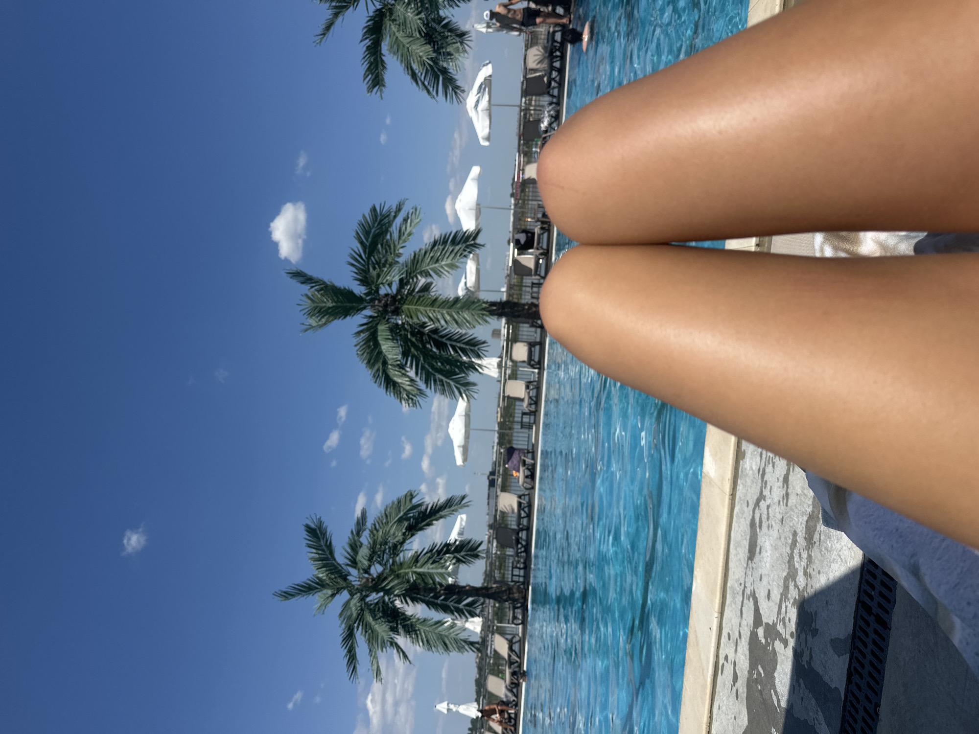 Lazy poolside afternoon in Shumen, Bulgaria