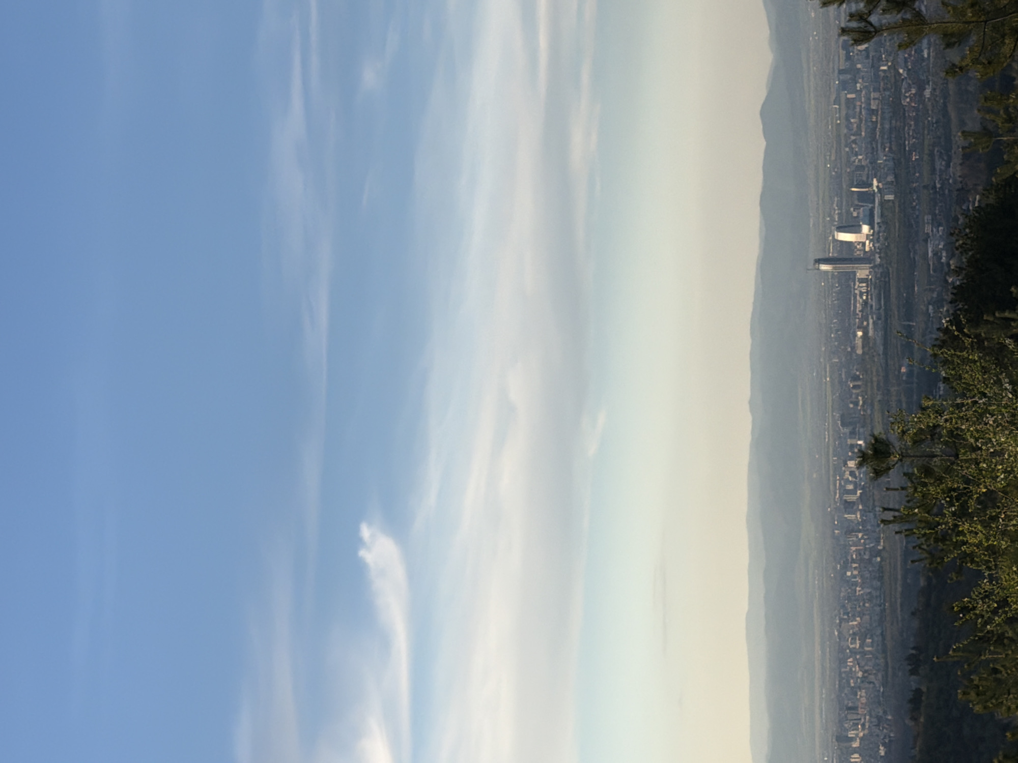 Panoramic city views captured from elevated Kokalyane vantage point