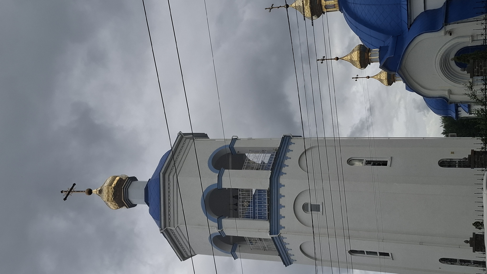 Street scenes, churches, and small moments in a Ukrainian city