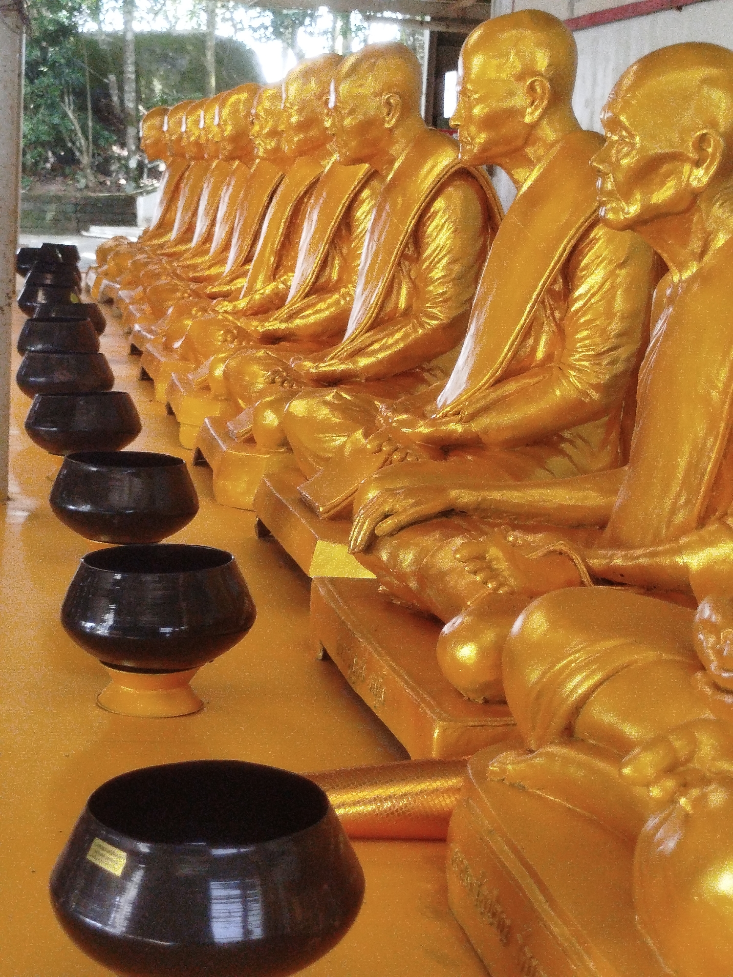 Morning at Phuket's Big Buddha, shrines, and souvenir stalls