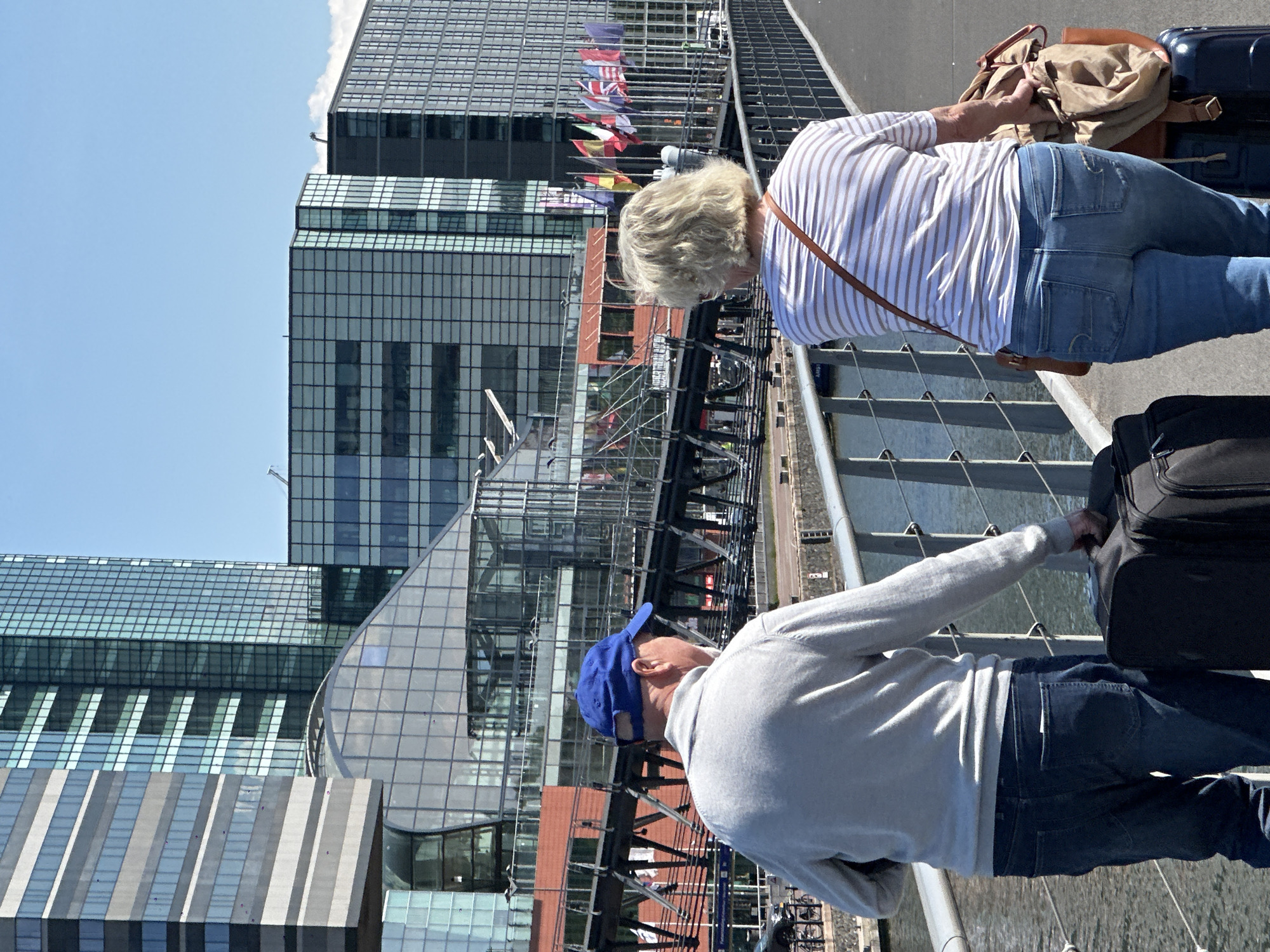 Weekend morning scenes documented across central Amsterdam