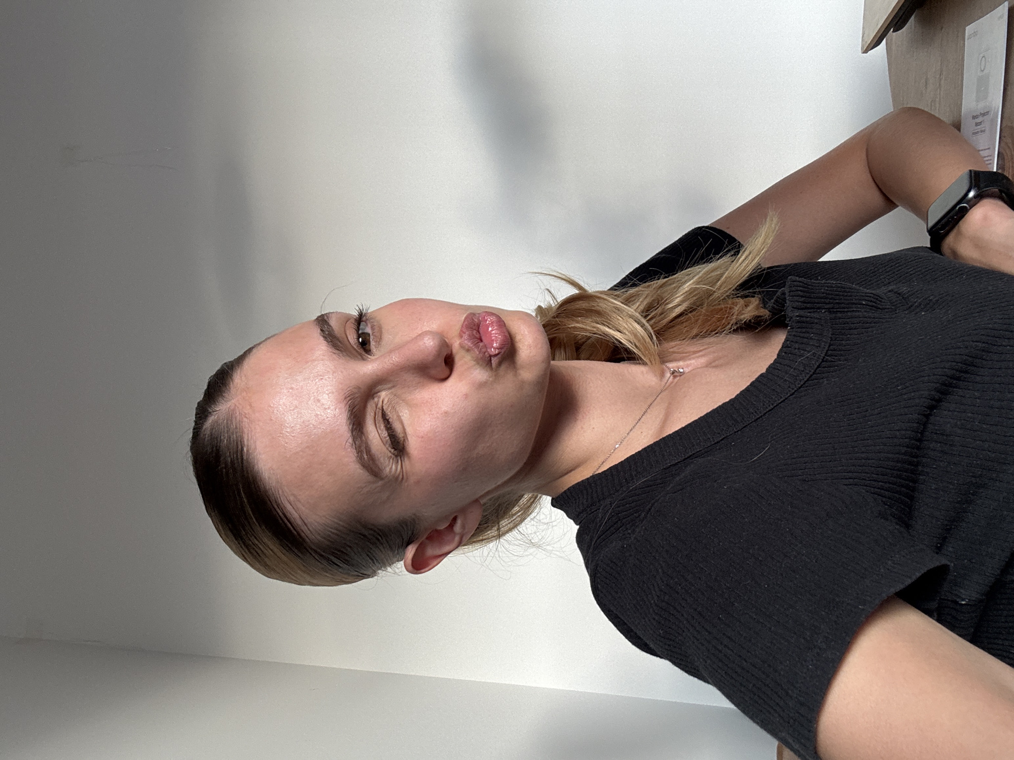 Woman photographed in multiple poses with ballet shoes, roses