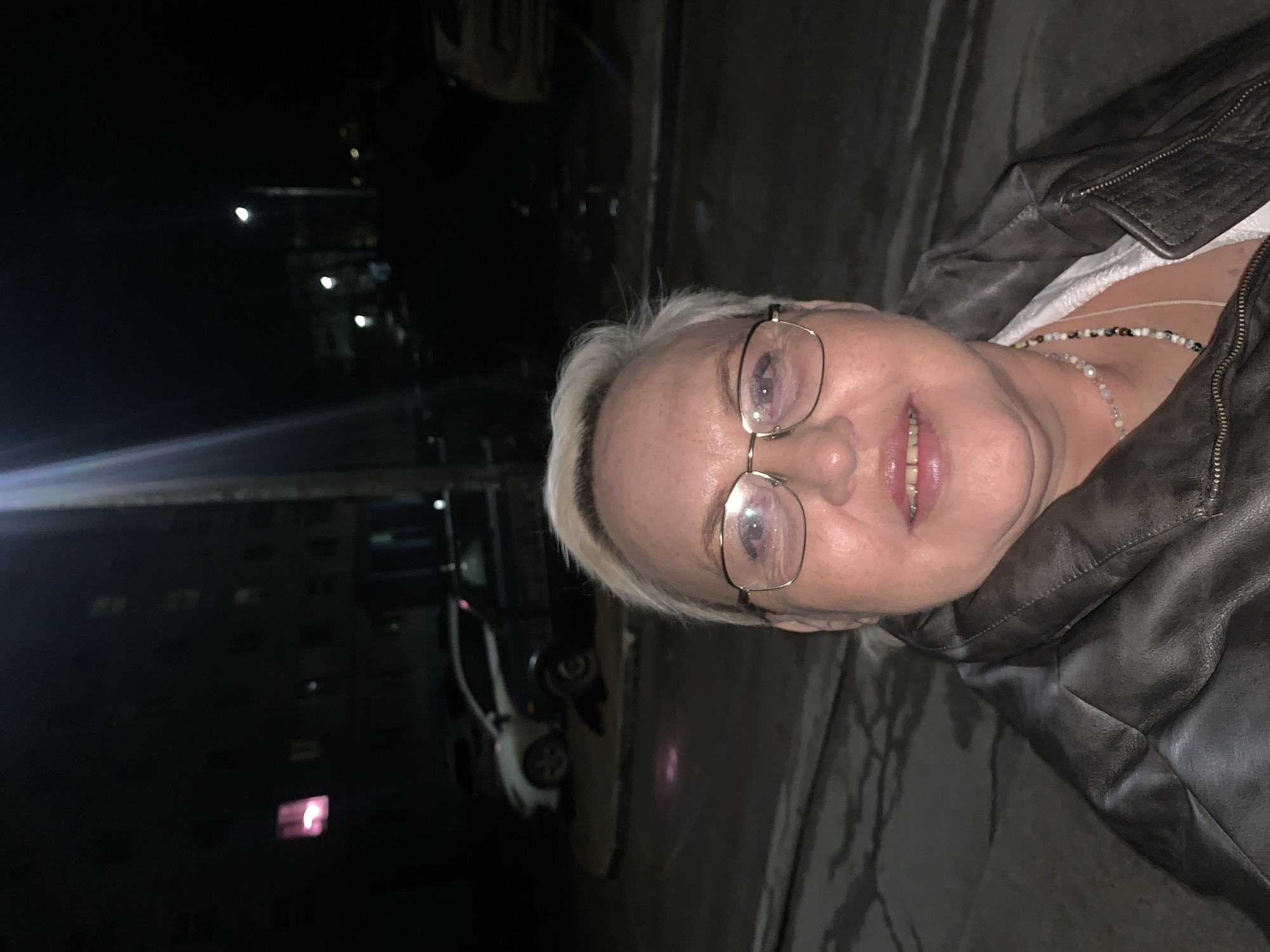 Woman takes selfies in different Chaikovsky locations within minutes