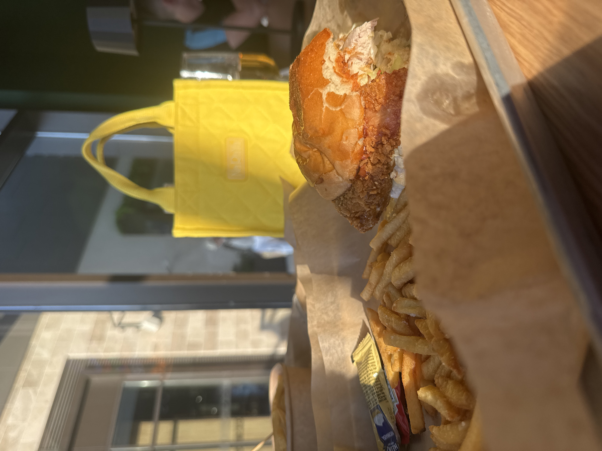 Casual meal documented near sunny window in Tivat Montenegro