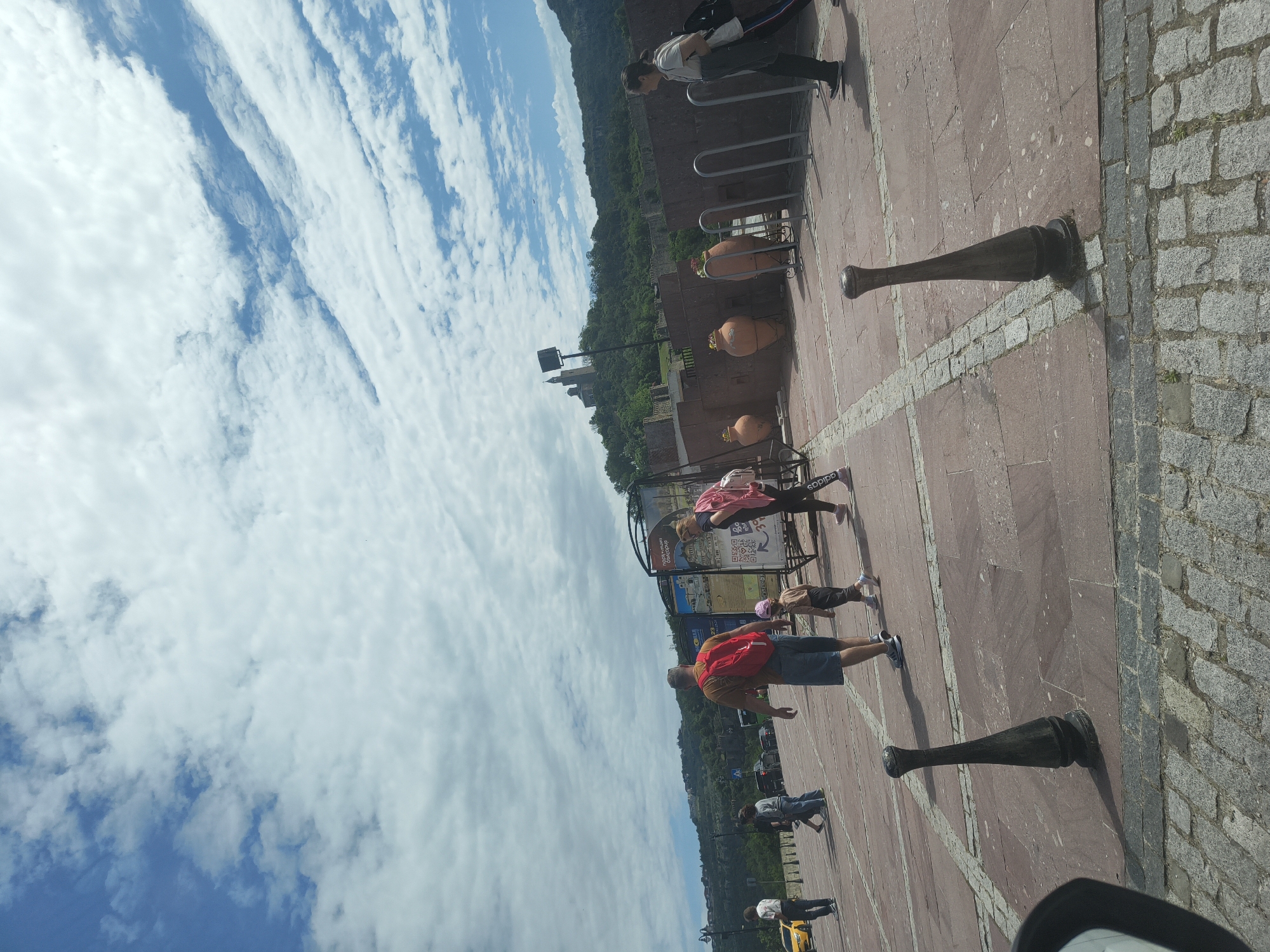 Morning street life documented in Veliko Tarnovo, Bulgaria