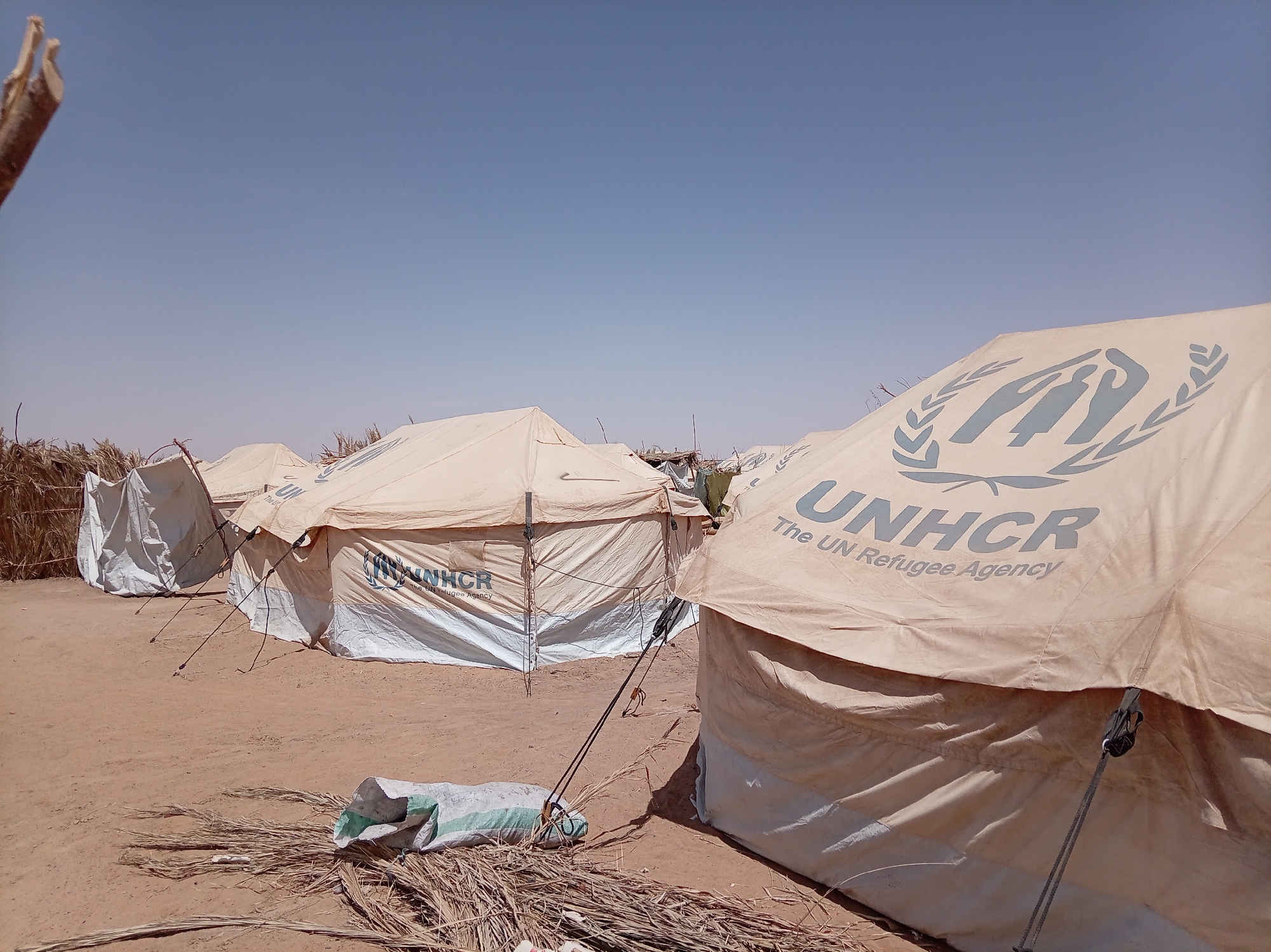 Refugee camp conditions documented in Goshabi, Sudan