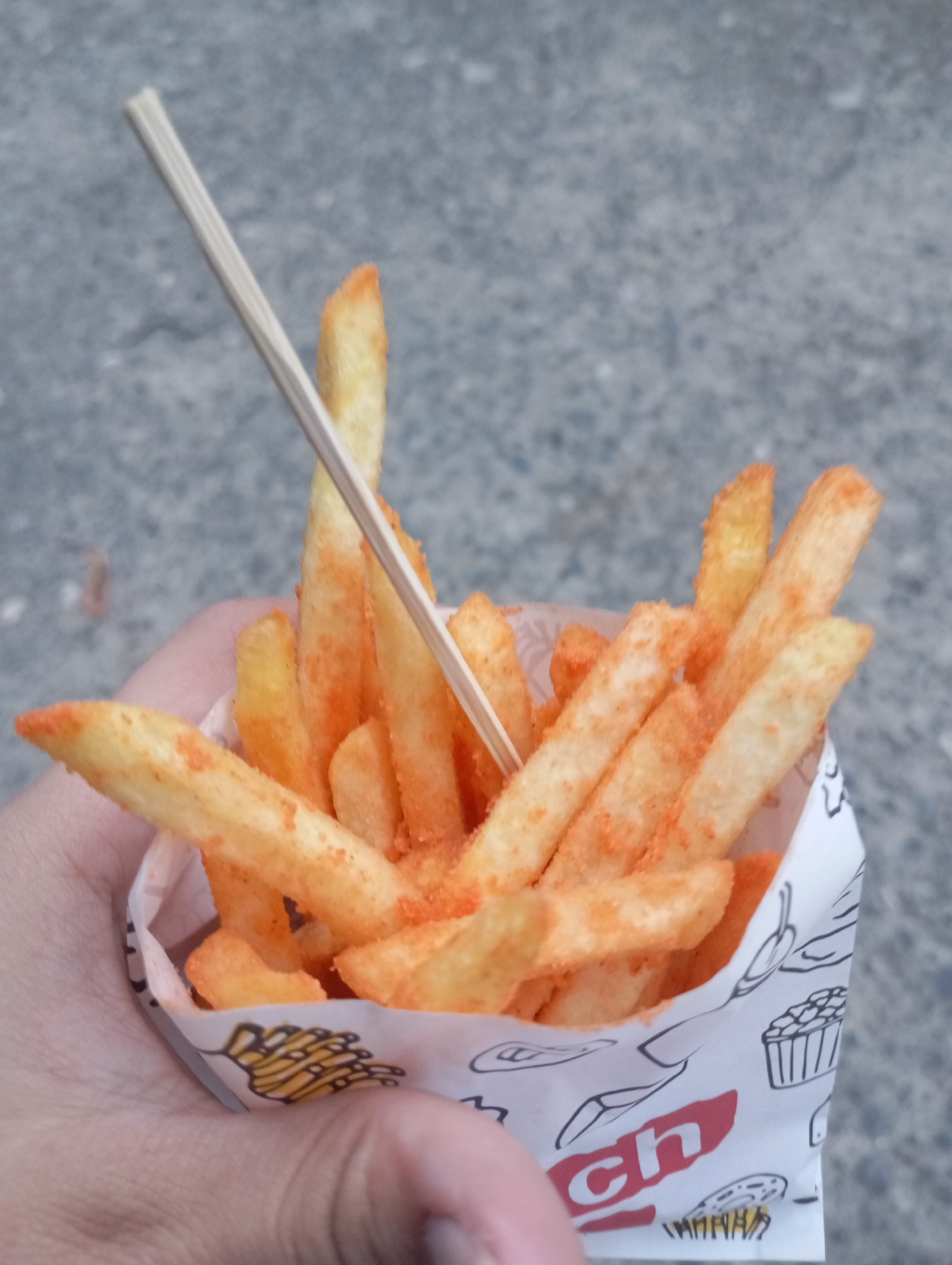 Seasoned French Fries Served in Davao City