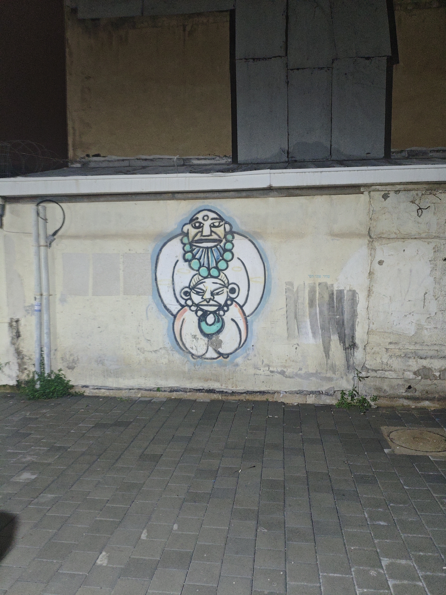 Buddha mural spotted on Tel Aviv wall