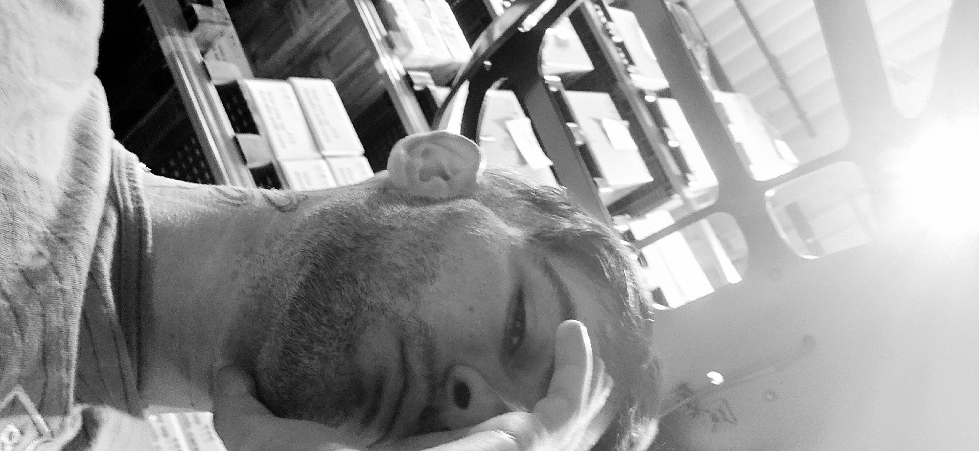 Personal photos and selfies documented in Plovdiv warehouse setting