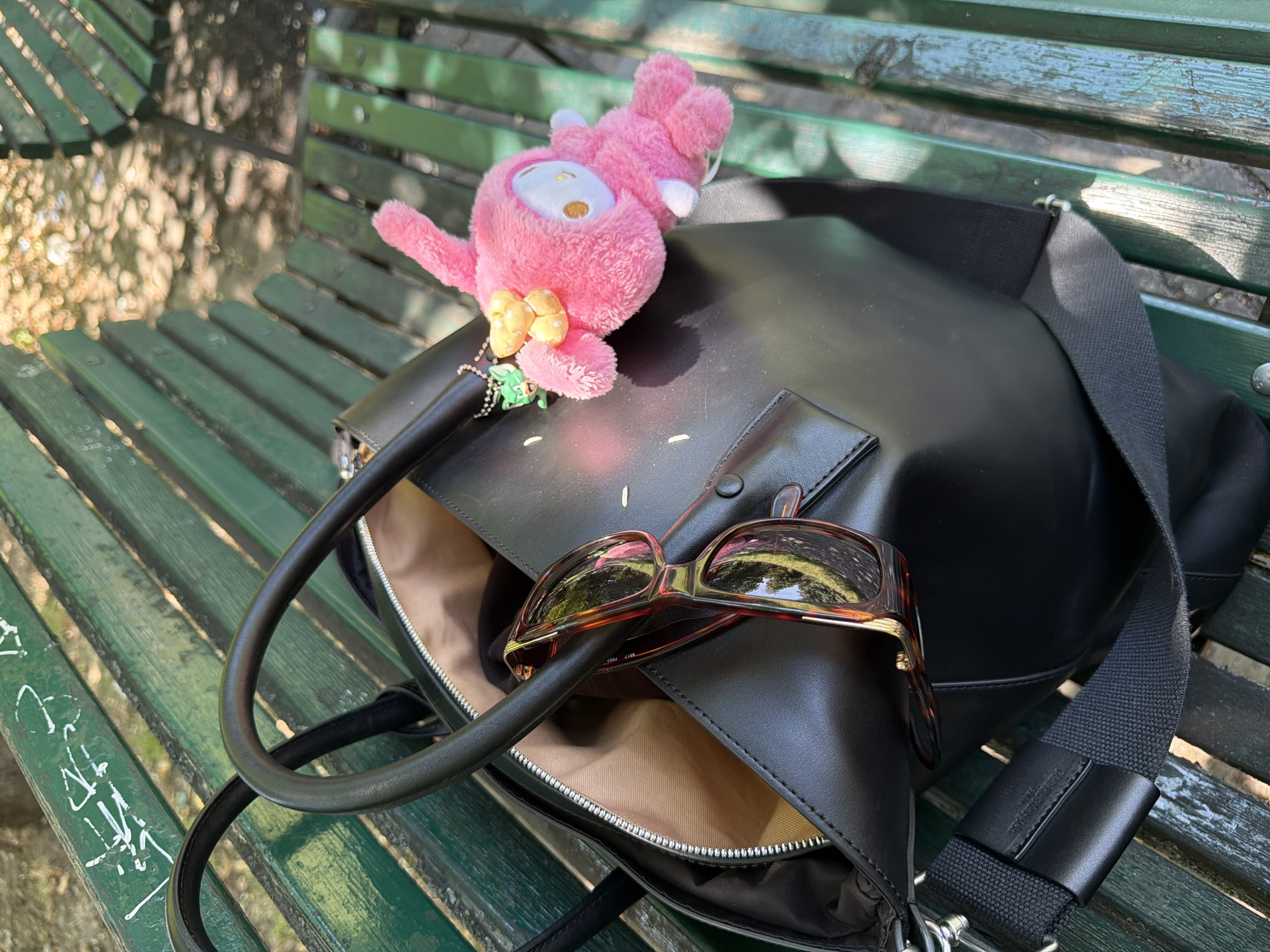 Lazy afternoon in a Milan park, wildflowers and all