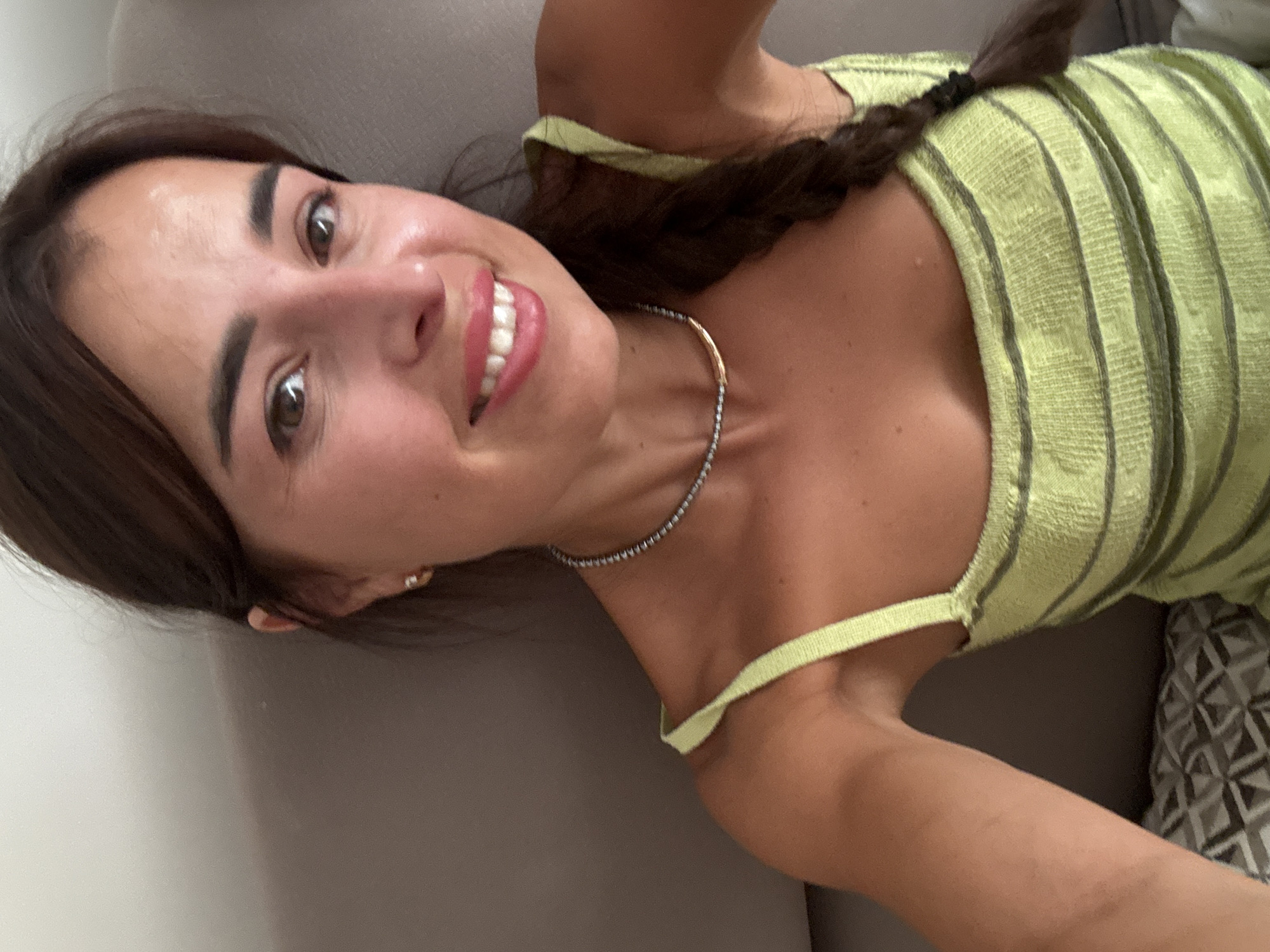 Lazy afternoon at home, multiple casual selfies and lounging shots
