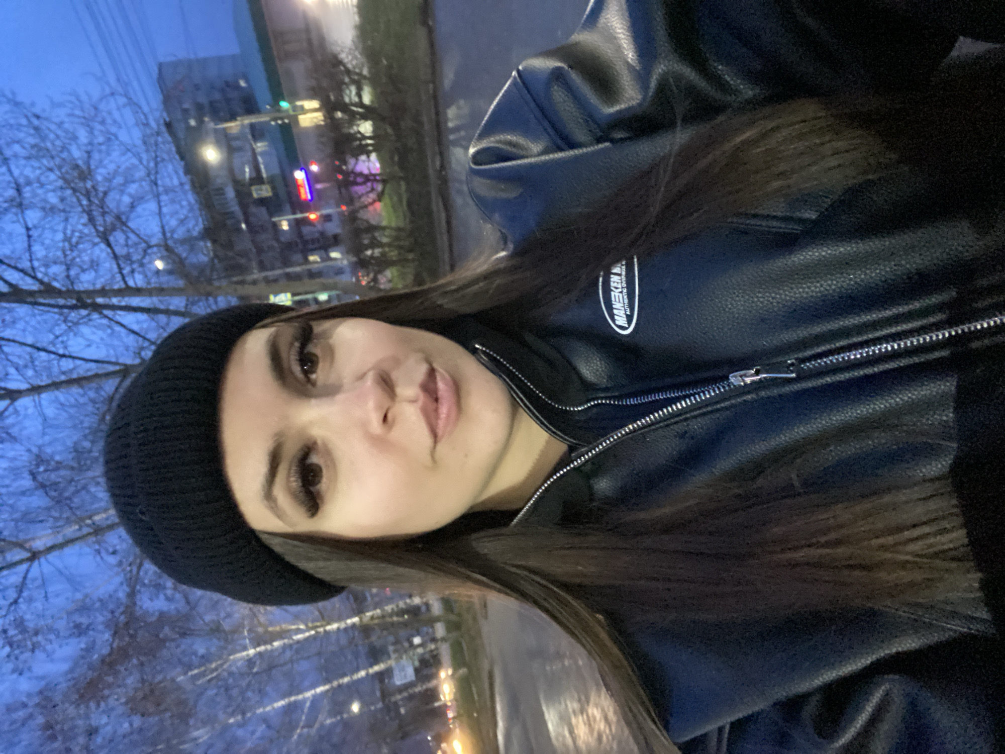 Evening street photography session captured in Chaikovsky, Russia