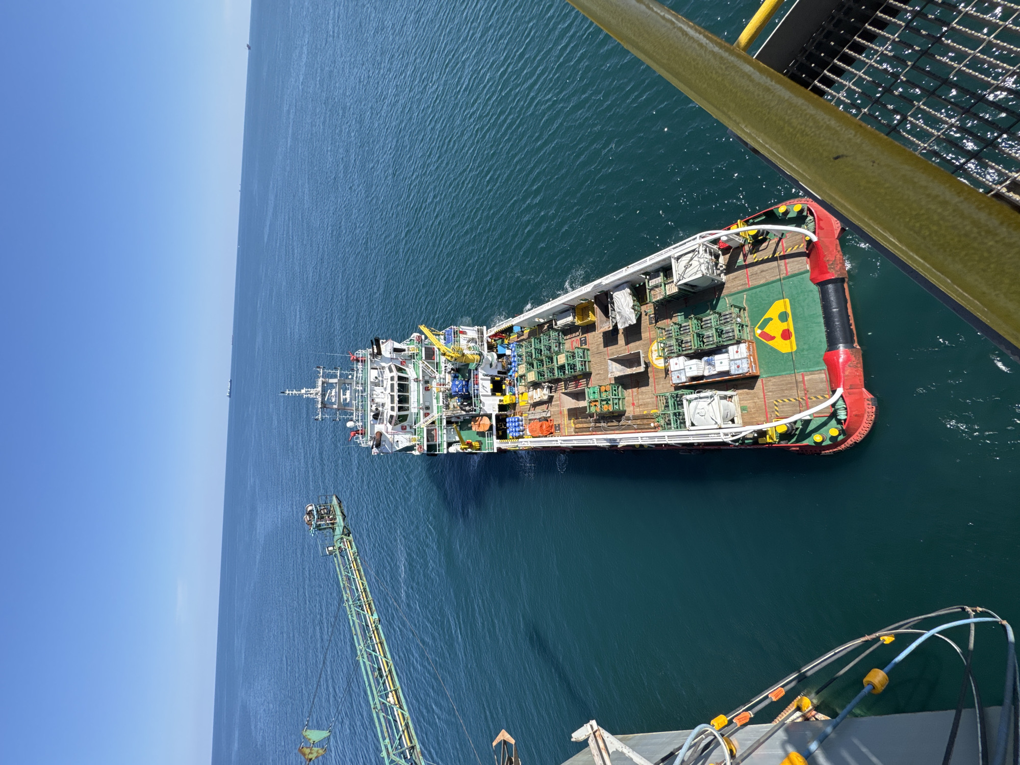 Offshore oil rig operations documented in Italian waters