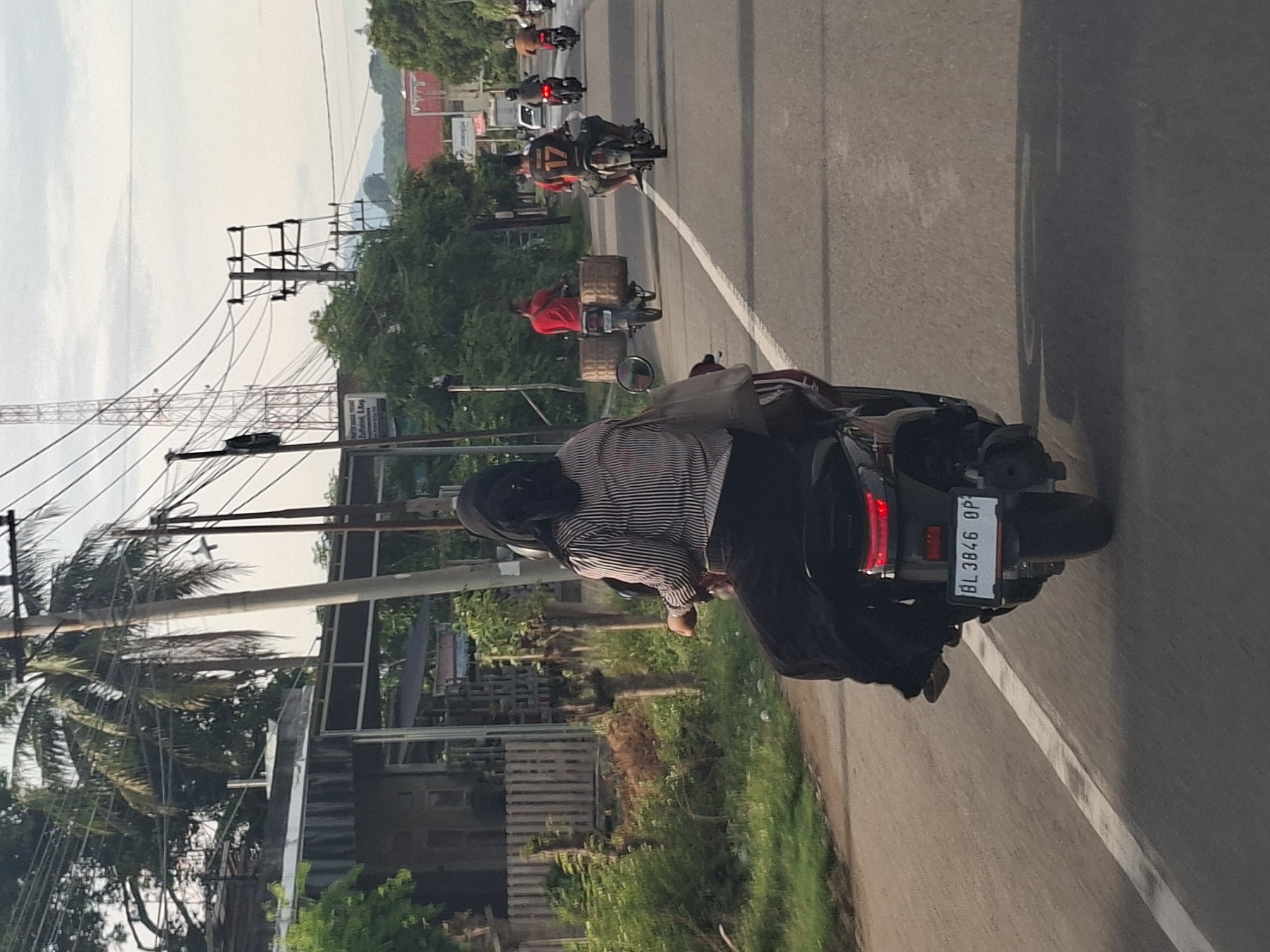 Scooter ride through Meunasahpulo streets