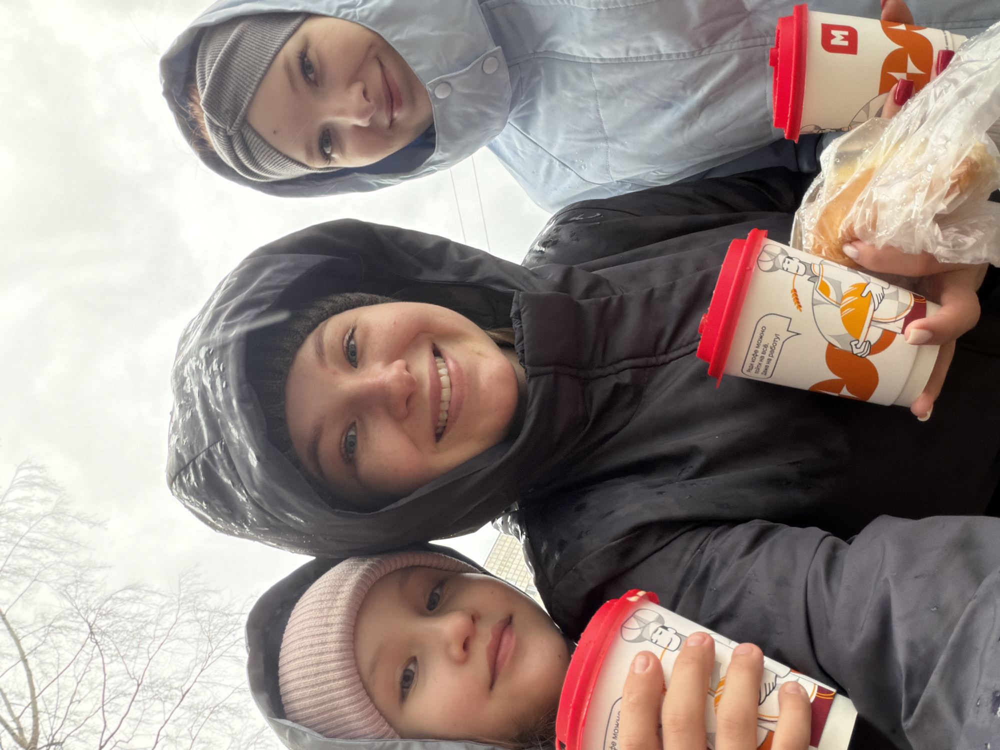 Family outing documented in Chaikovsky, Russia
