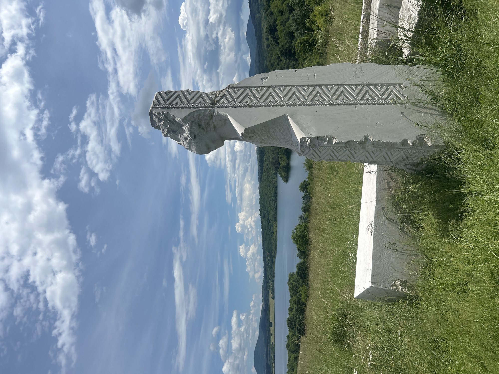 Stone memorial sculptures documented across two Bulgarian villages