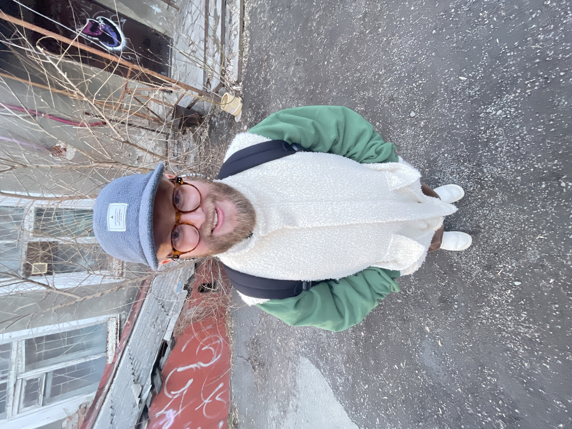Man photographed outdoors in Krasnoyarsk, Russia