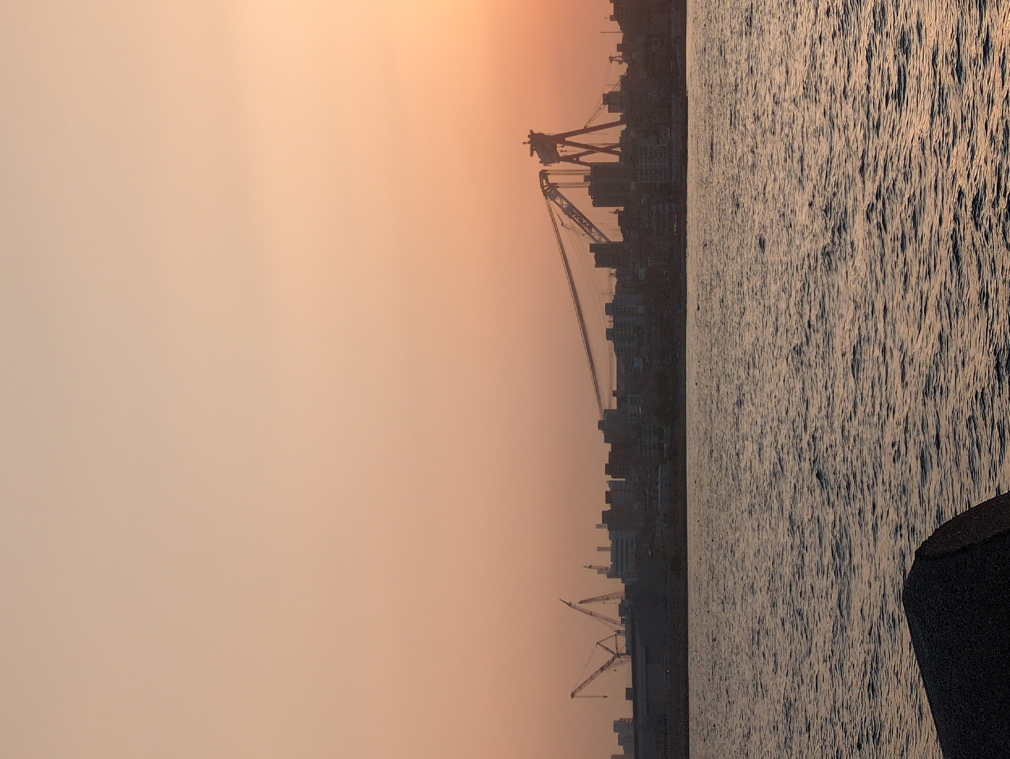 Coastal sunset scenes documented across Ulsan, South Korea waterfront