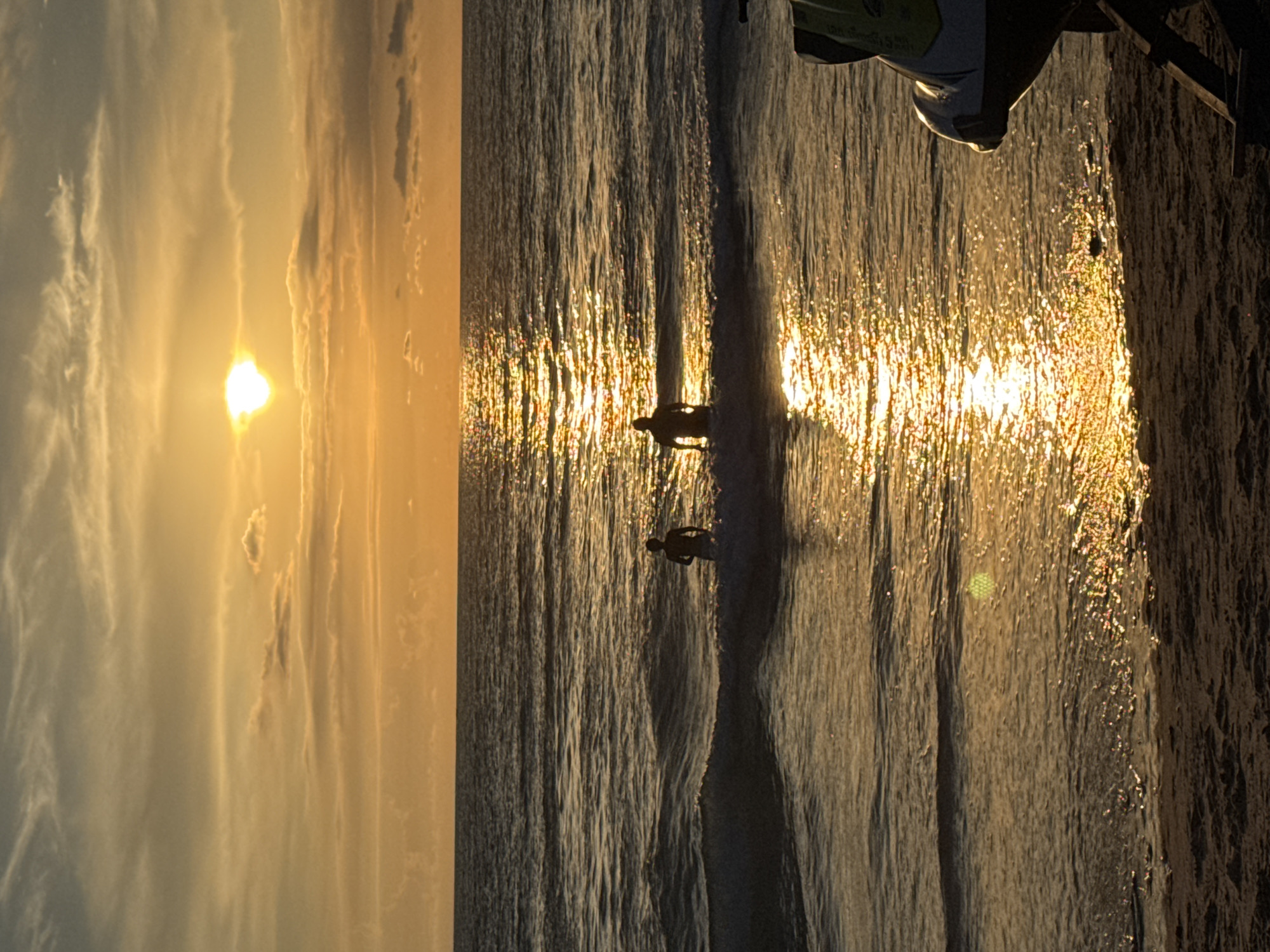 Sunset recreation unfolds at Patong Beach Thailand