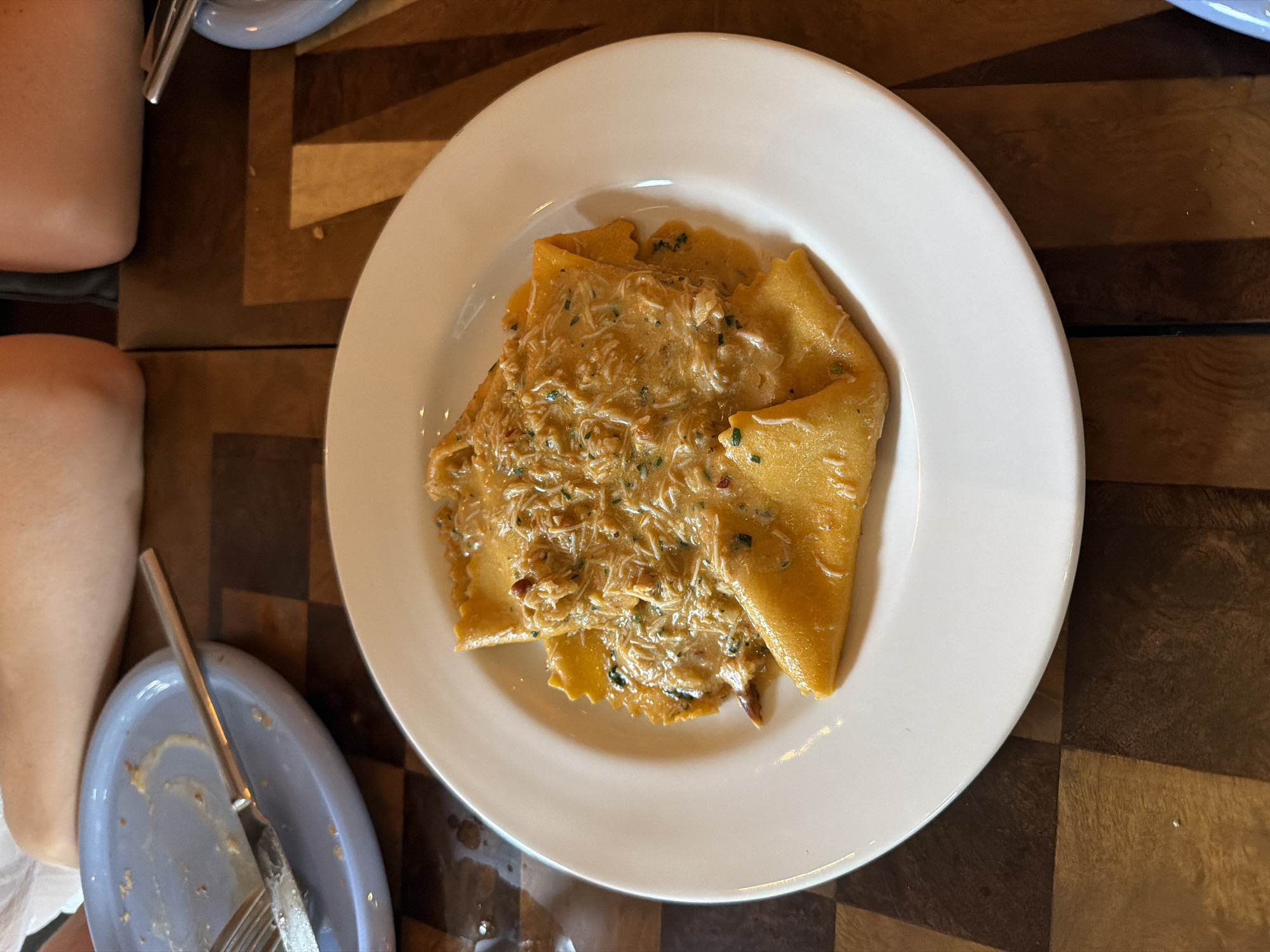 Dinner and drinks at a London restaurant and bar