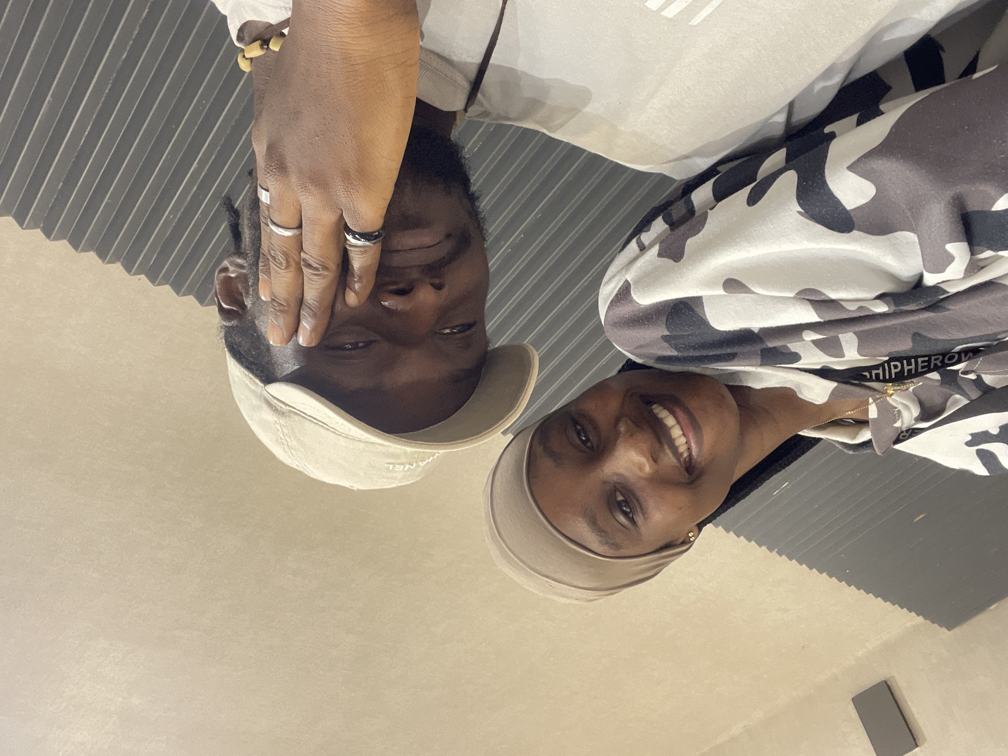 Evening barbershop visit and hangout in Guzape, Abuja