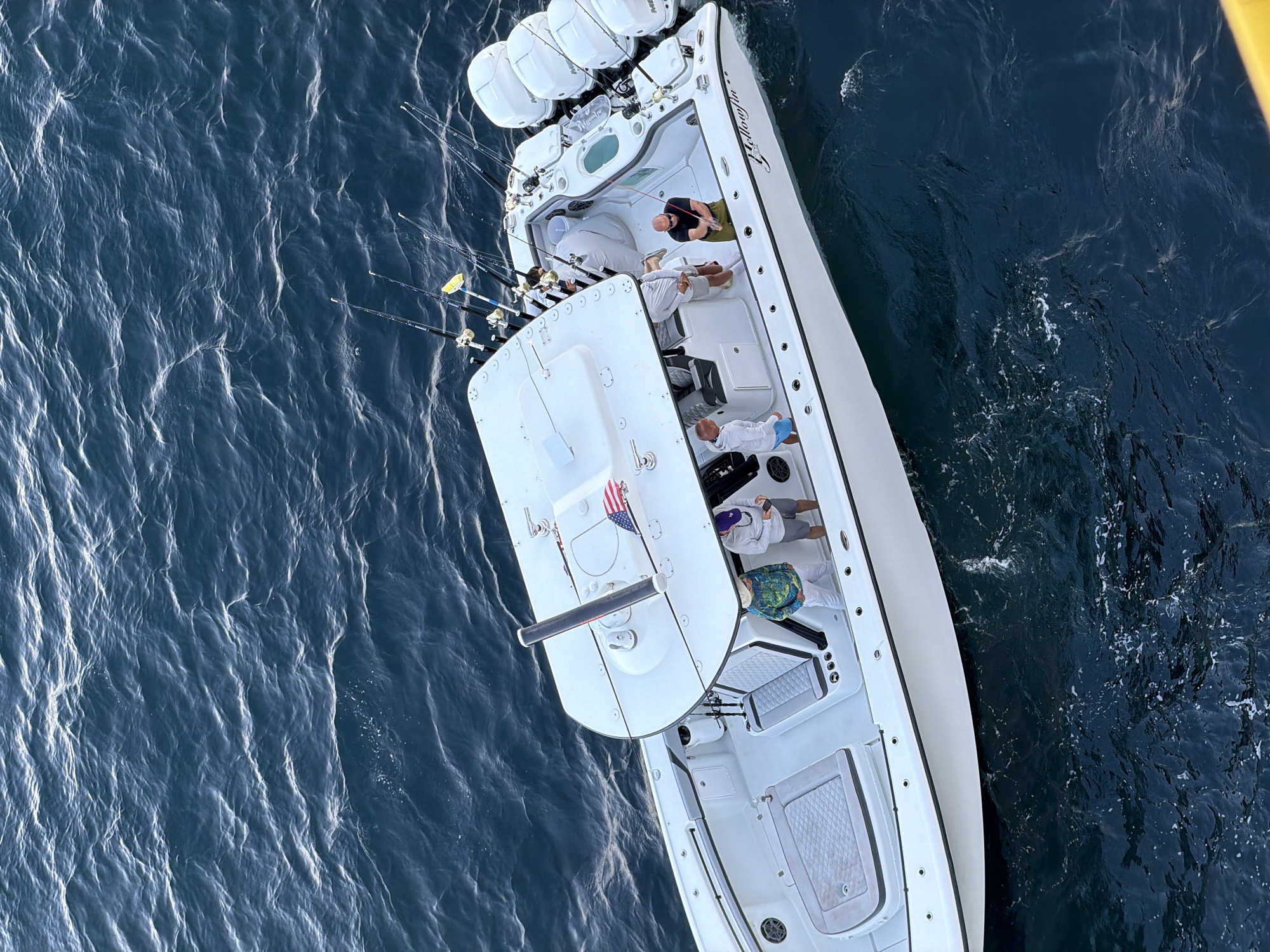 Fishing boat 'Yellowfin' carries seven people on recreational outing