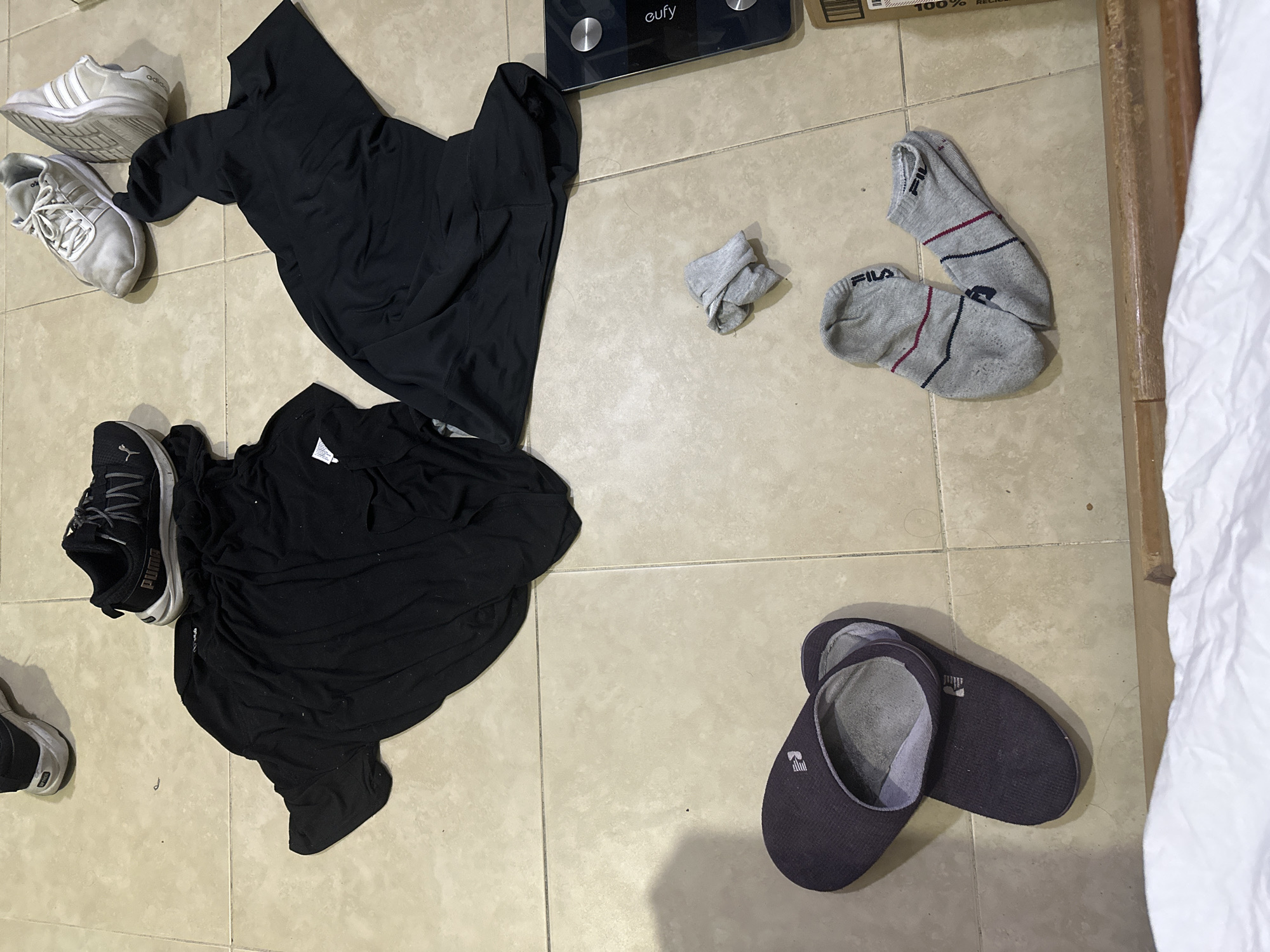 Early morning domestic scene captured in Mexico City bedroom