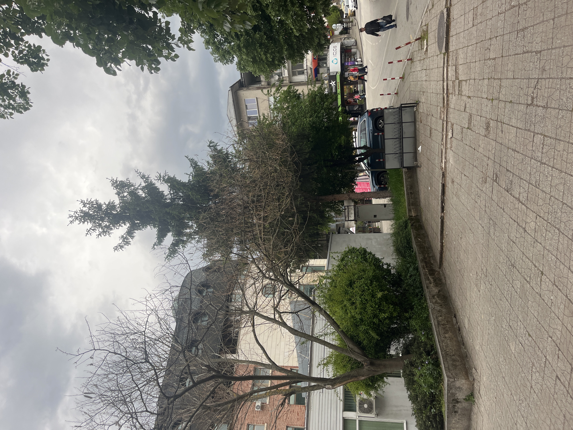 Urban street scene documented in Veliko Tarnovo, Bulgaria