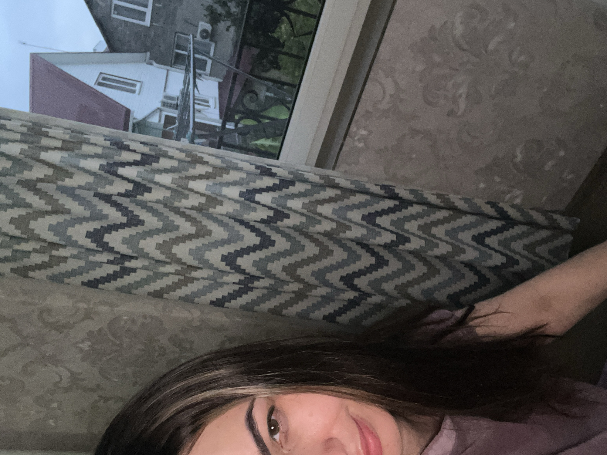 Woman takes late-night selfies in residential neighborhood